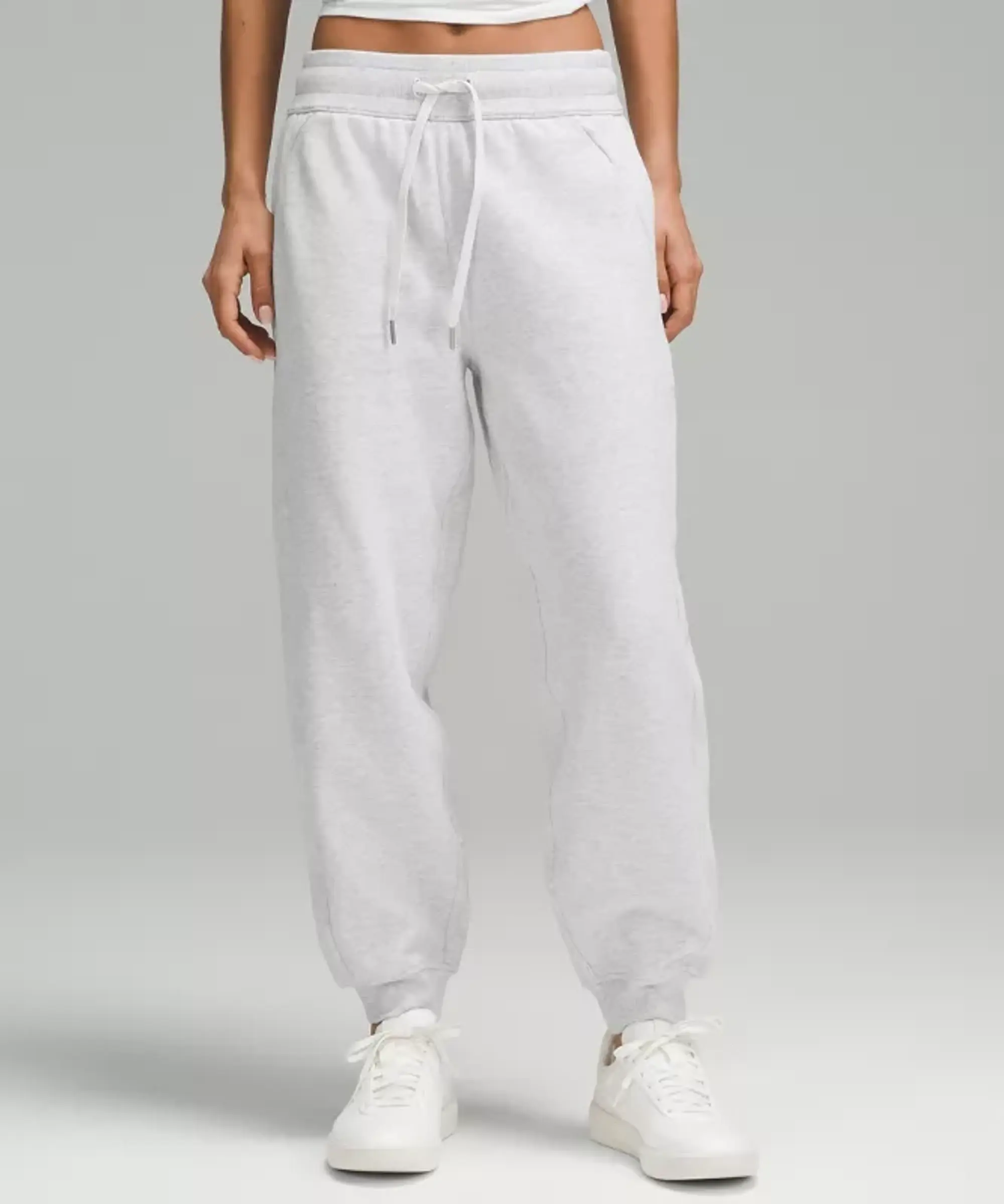 lululemon IE lululemon – Women's Scuba High-Rise Relaxed Joggers Full Length – Color Light Grey/Grey – Size 14