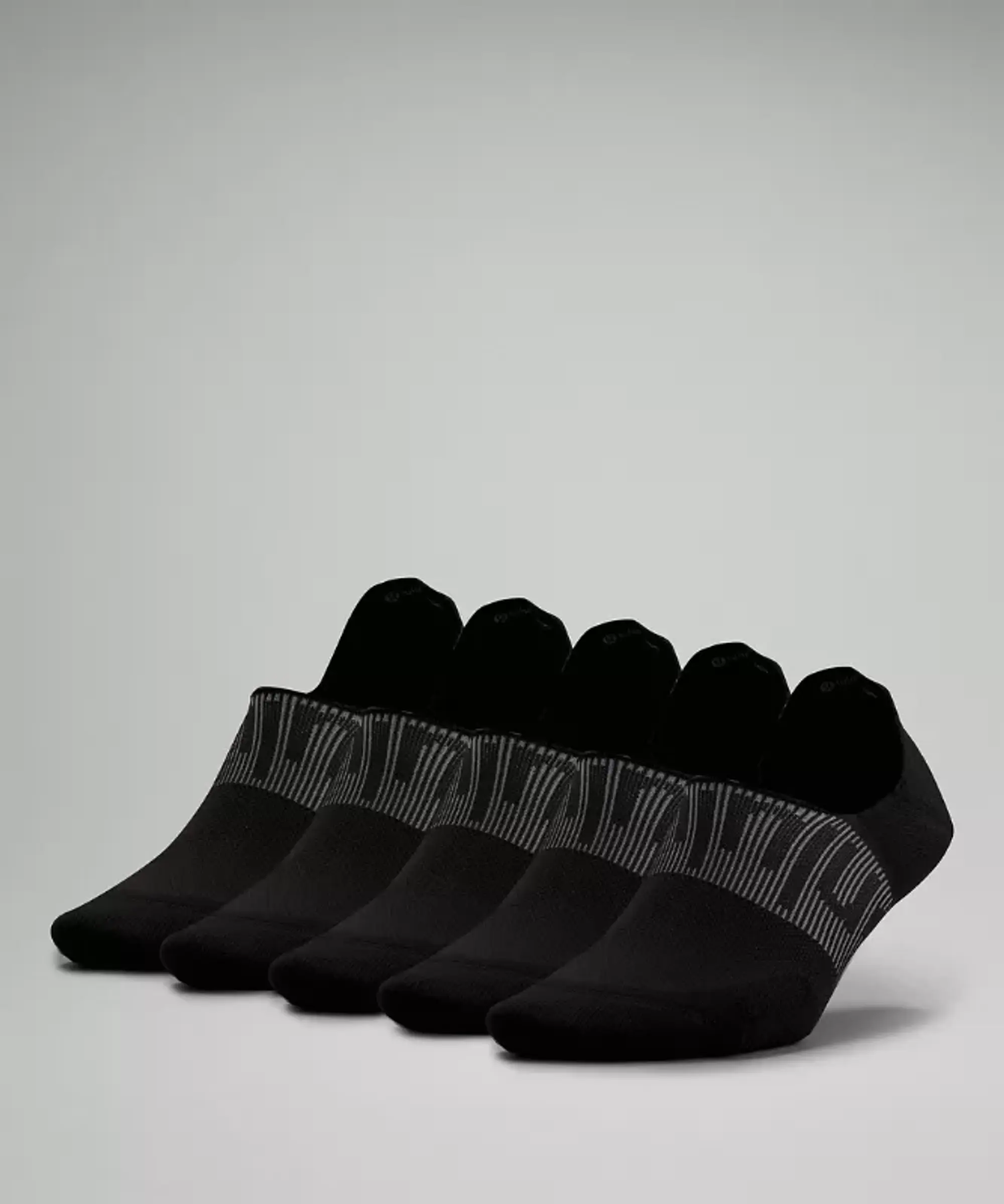 lululemon IE lululemon – Women's Power Stride No-Show Socks with Active Grip 5 Pack – Color Black – Size S