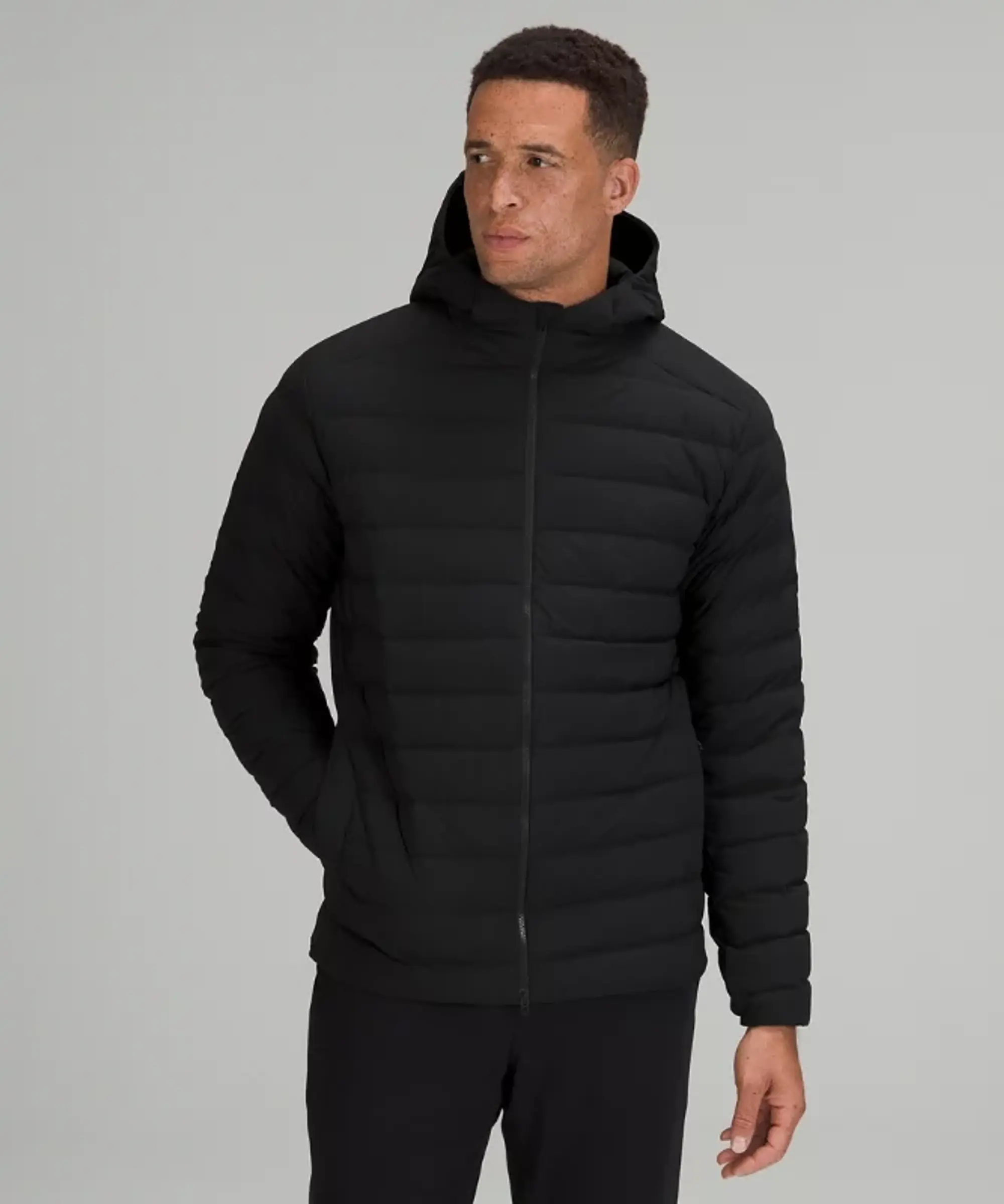 lululemon IE lululemon – Men's Navigation 700-Down-Fill Hoodie – Color Black – Size M