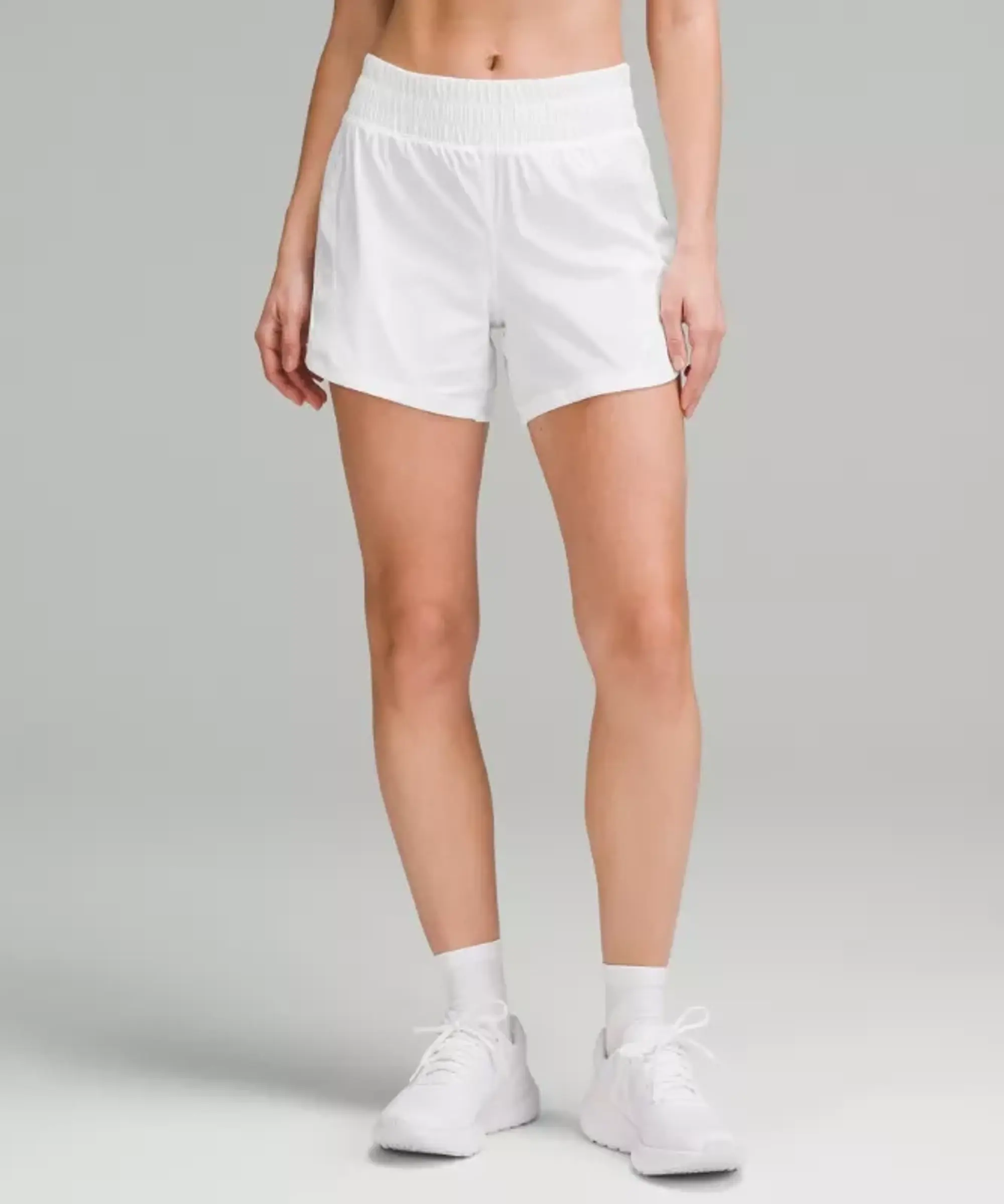 lululemon IE lululemon – Women's Track That High-Rise Lined Shorts – 5 – Color White – Size 6