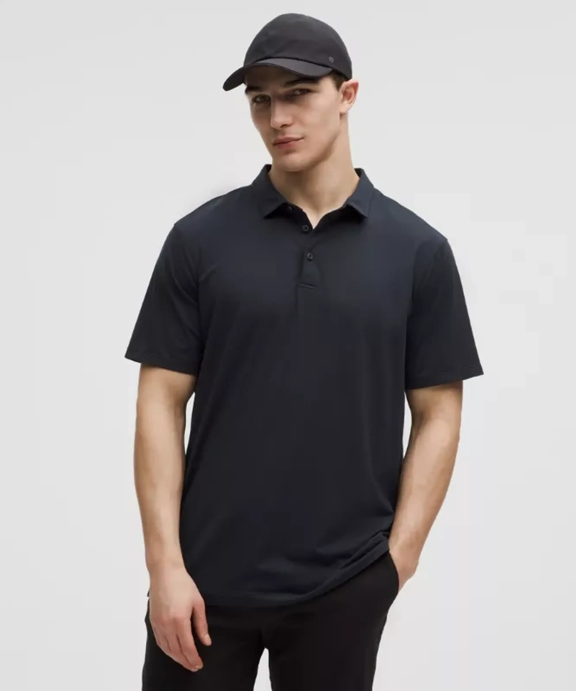 lululemon IE lululemon – Men's Evolution Short-Sleeve Polo Shirt – Color Blue – Size XL