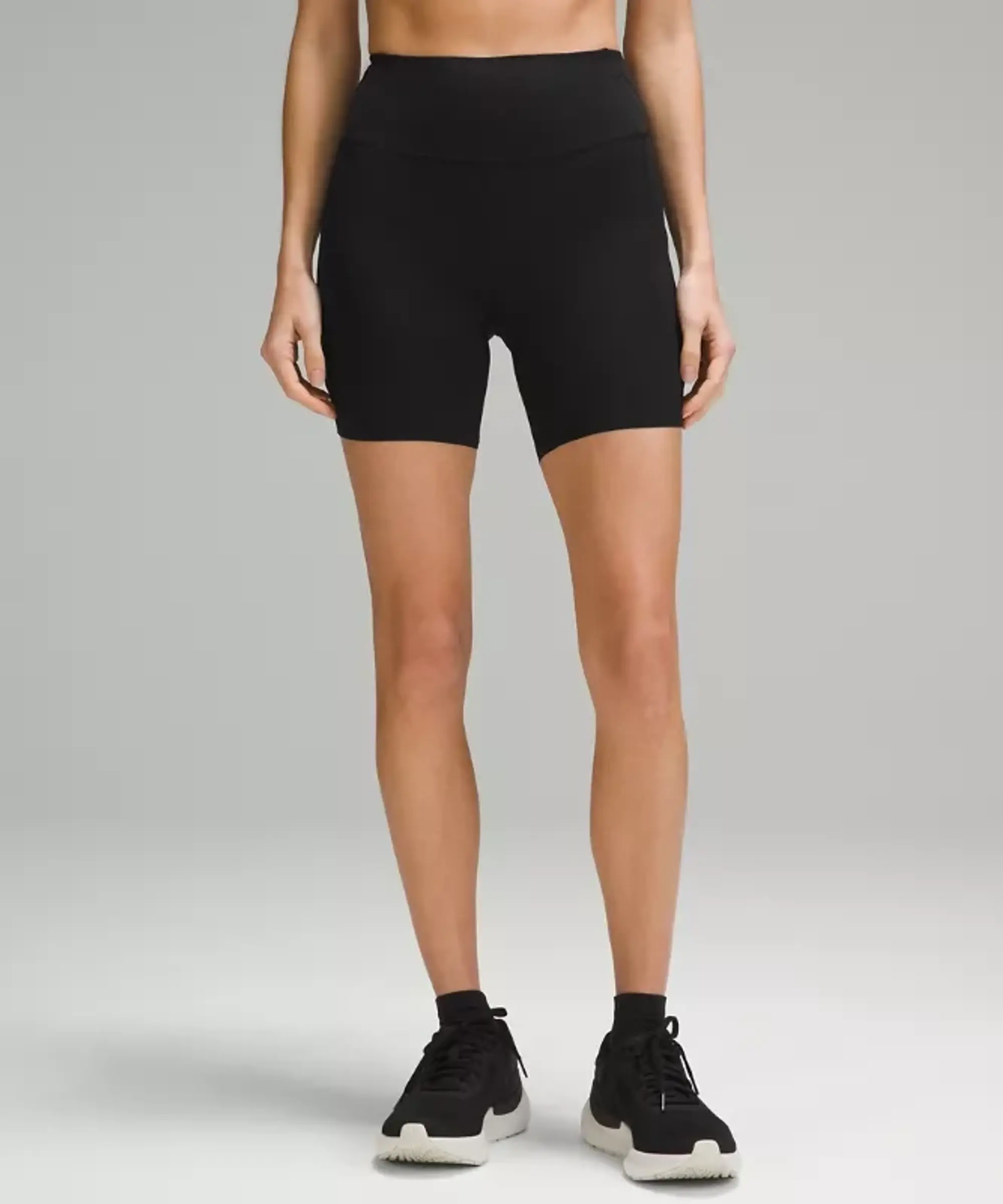lululemon IE lululemon – Women's Fast and Free High-Rise Shorts Pockets – 6 – Color Black – Size 8