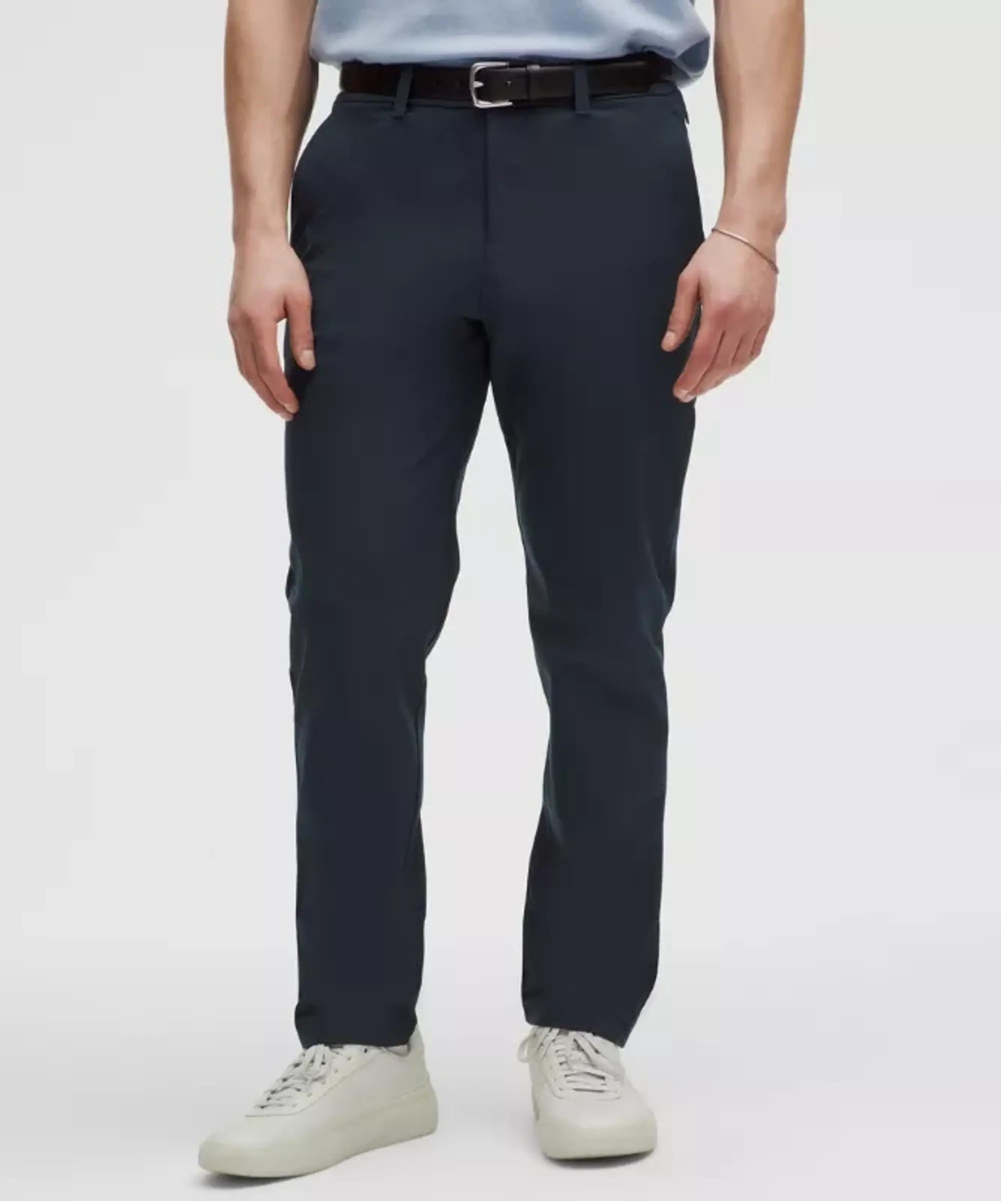 lululemon IE lululemon – Men's ABC Classic-Fit Trousers 34L Warpstreme – Color Blue – Size 35