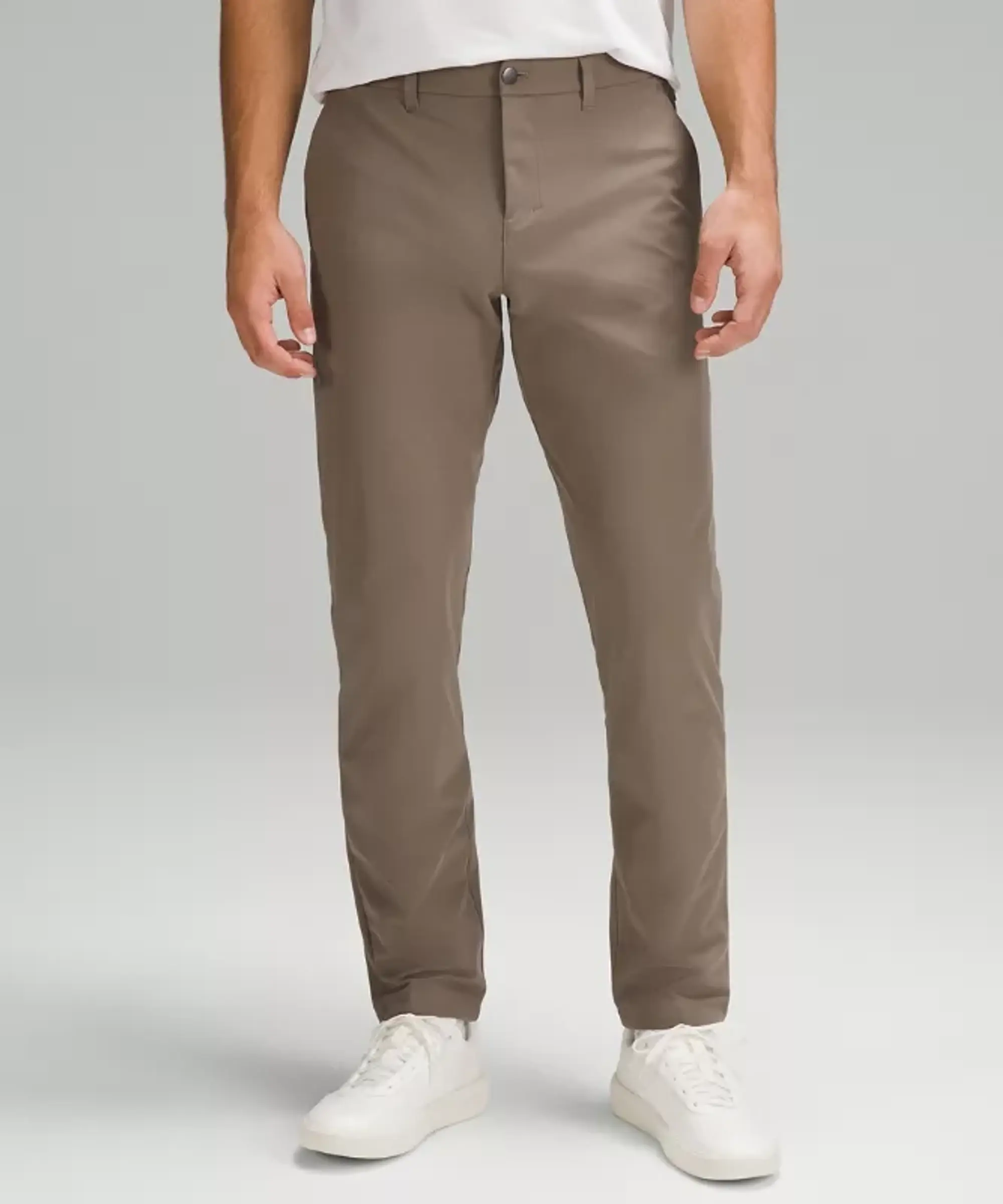 lululemon IE lululemon – Men's ABC Classic-Fit Trousers 30L Warpstreme – Color Brown – Size 33