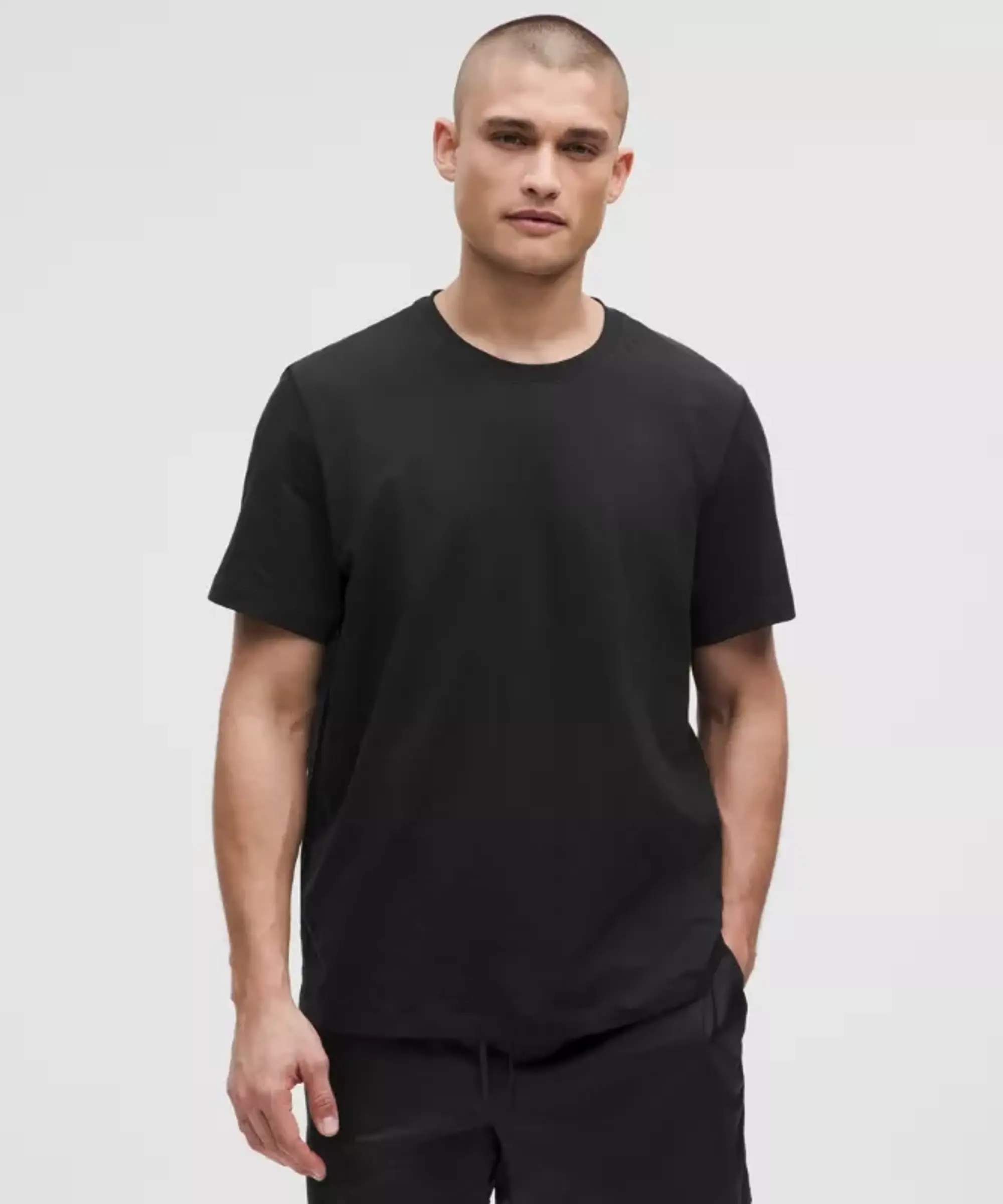 lululemon IE lululemon – Men's Soft Jersey Short-Sleeve Shirt – Color Black – Size S
