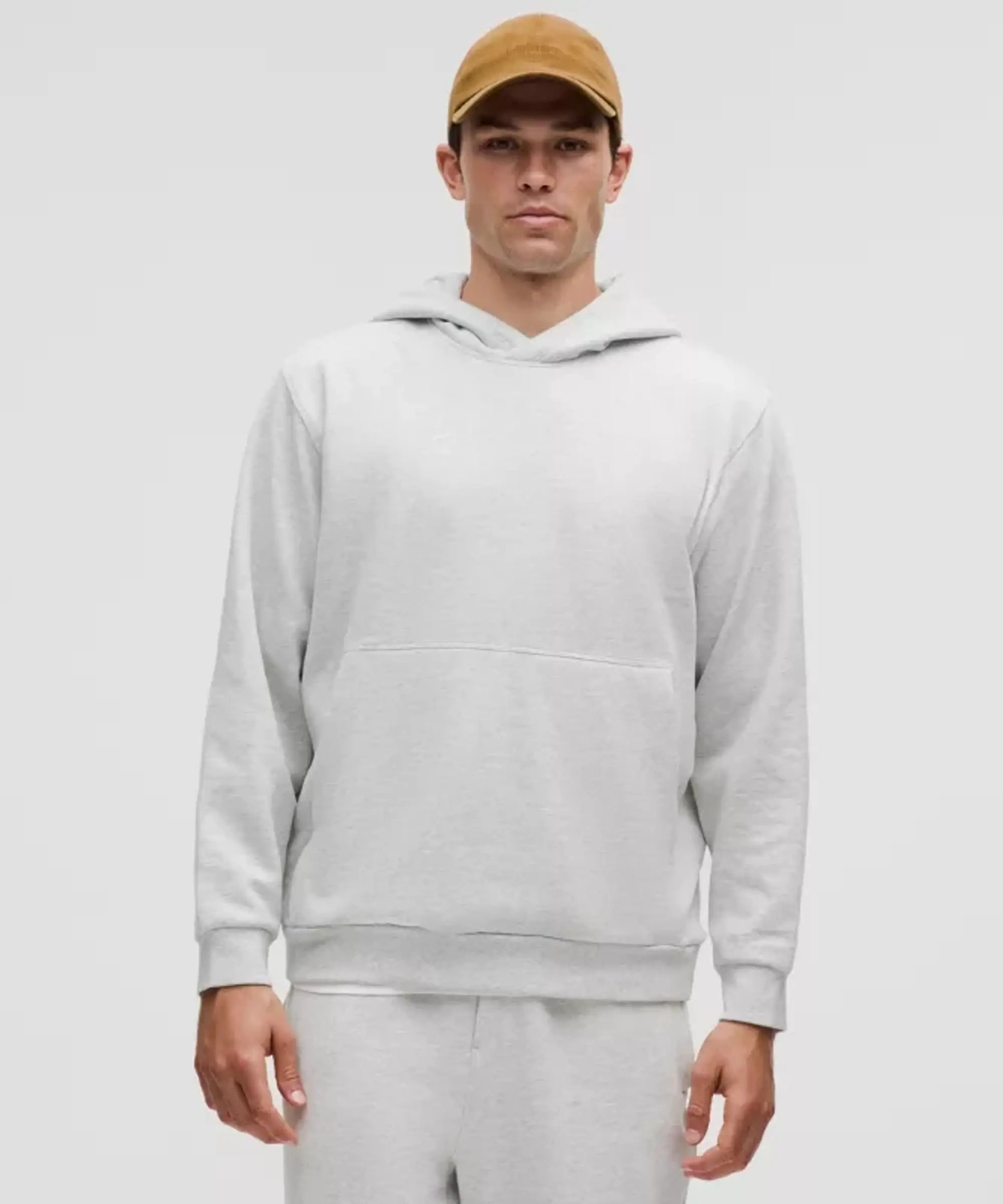 lululemon IE lululemon – Men's Steady State Pullover Hoodie – Color Light Grey/Grey – Size 2XL