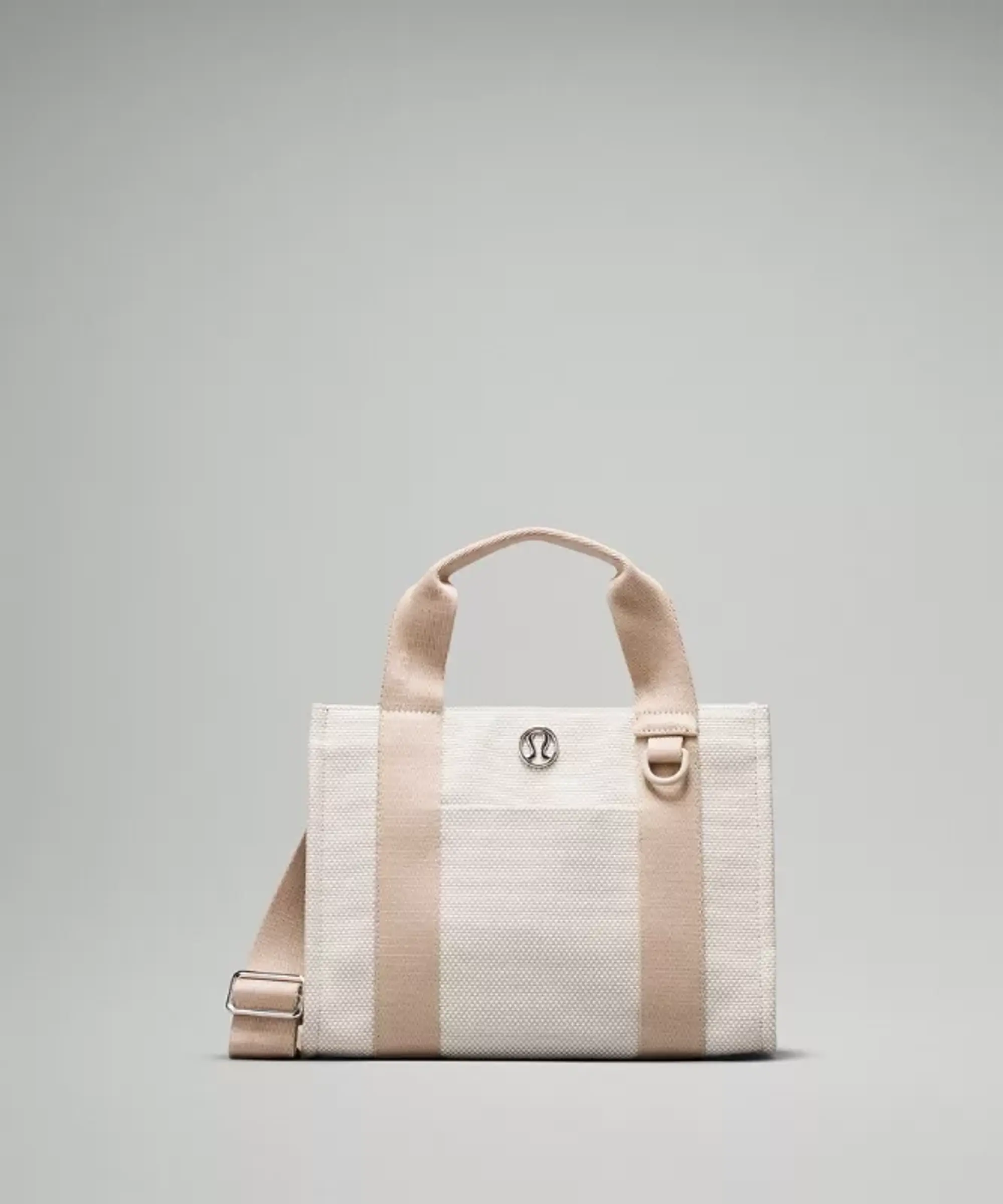 lululemon IE lululemon – Two-Tone Canvas Mini Tote Bag 4.5L – Color White