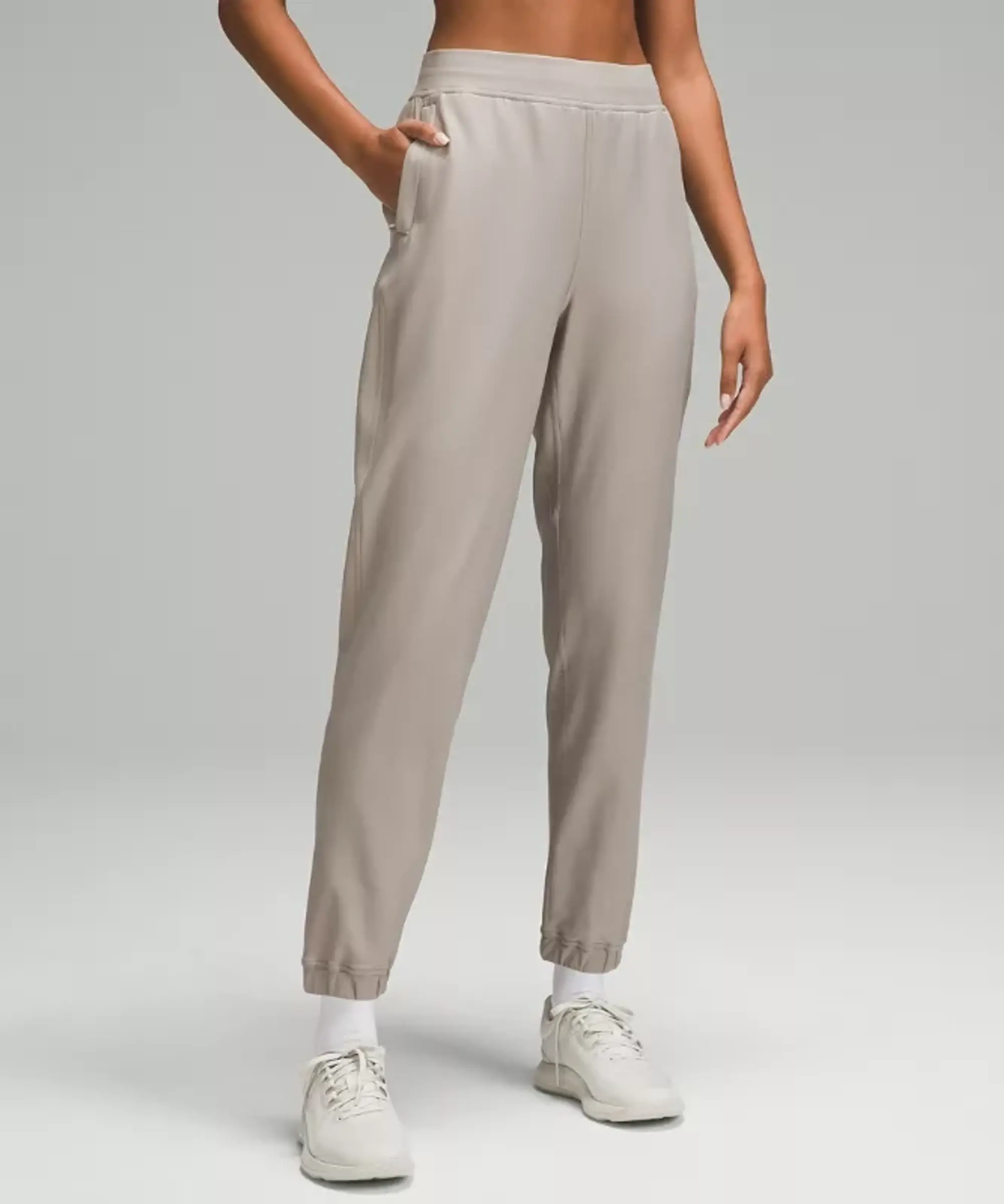 lululemon IE lululemon – Women's Adapted State High-Rise Joggers Full Length – Color White – Size 8