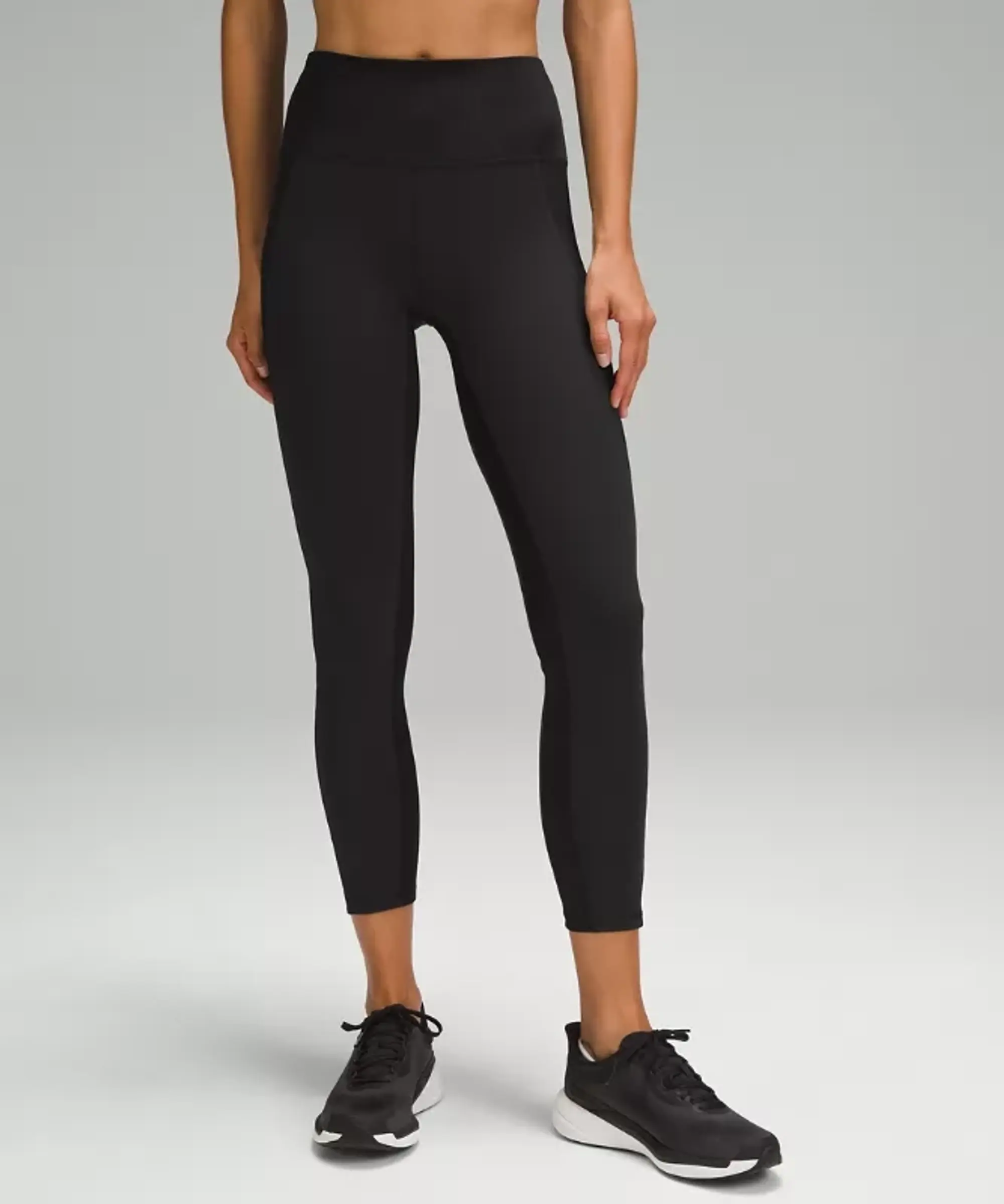 lululemon IE lululemon – Women's Wunder Train High-Rise Tight Leggings Satin Panels – 25 – Color Black – Size 8