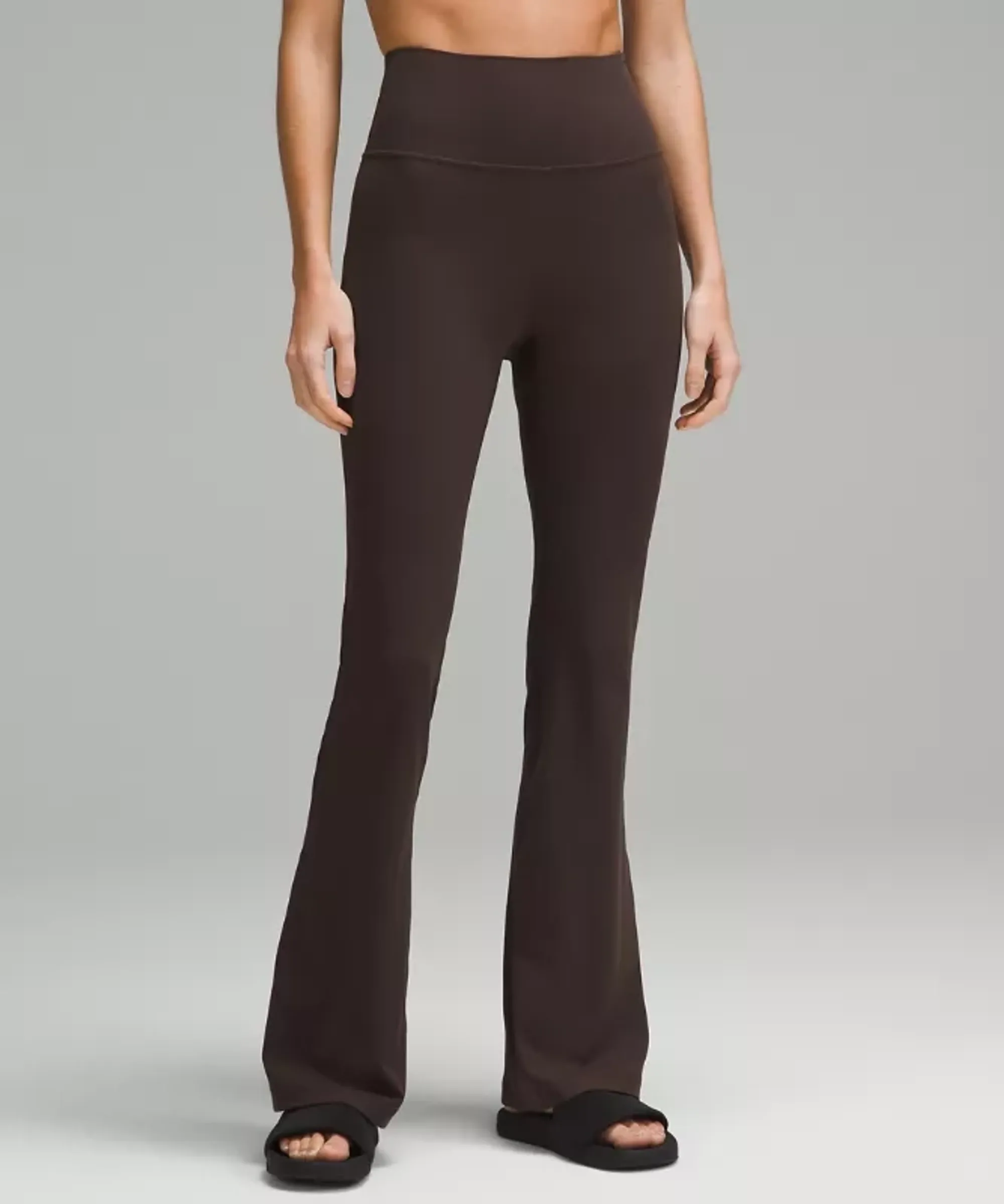 lululemon IE lululemon – Women's Groove Nulu Super-High-Rise Flared Pants Regular – Color Brown – Size 14