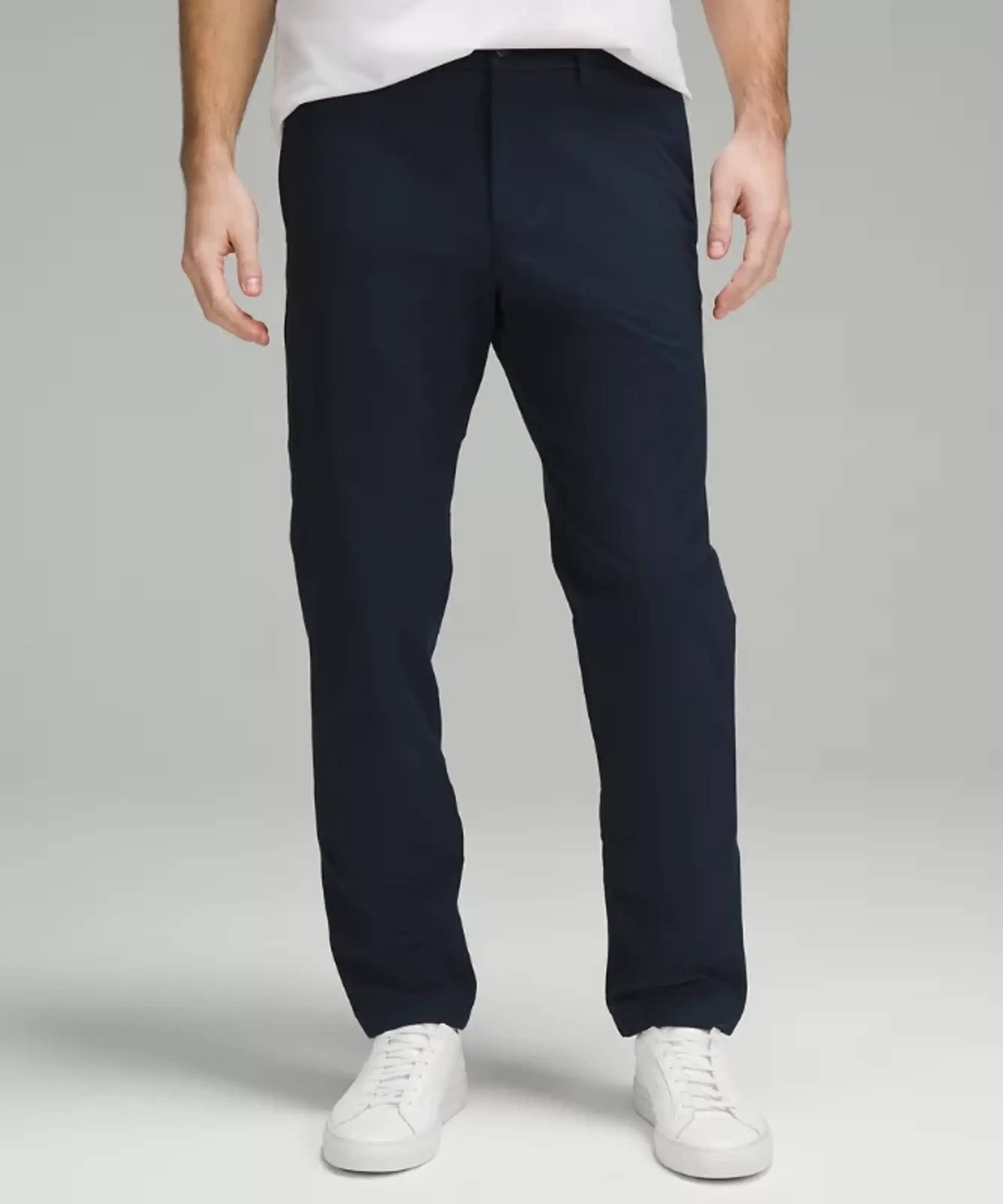 lululemon IE lululemon – Men's ABC Classic-Fit Trousers 32L Stretch Cotton VersaTwill – Color Blue – Size 38