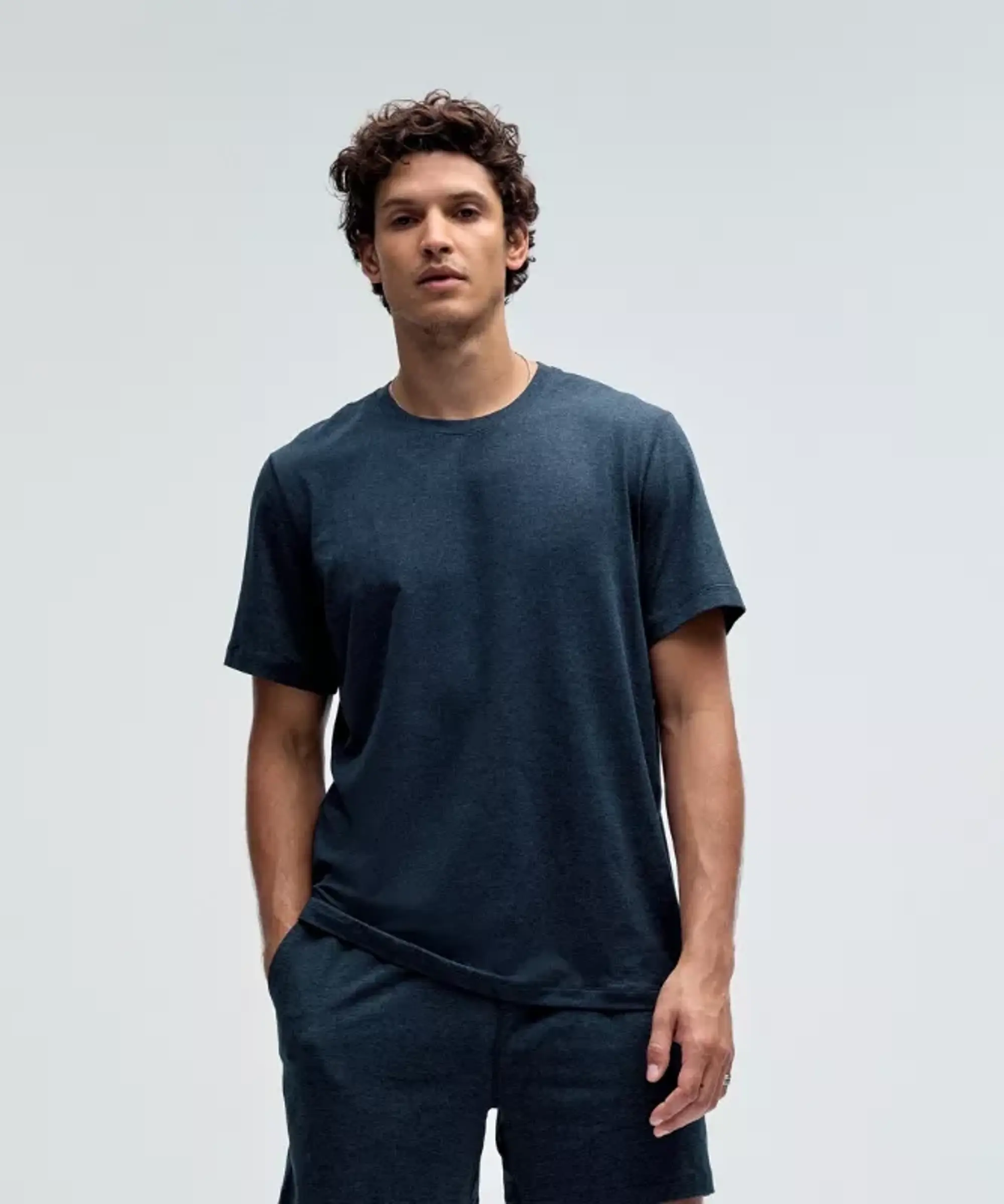 lululemon IE lululemon – Men's Soft Jersey Short-Sleeve Shirt – Color Blue – Size 2XL