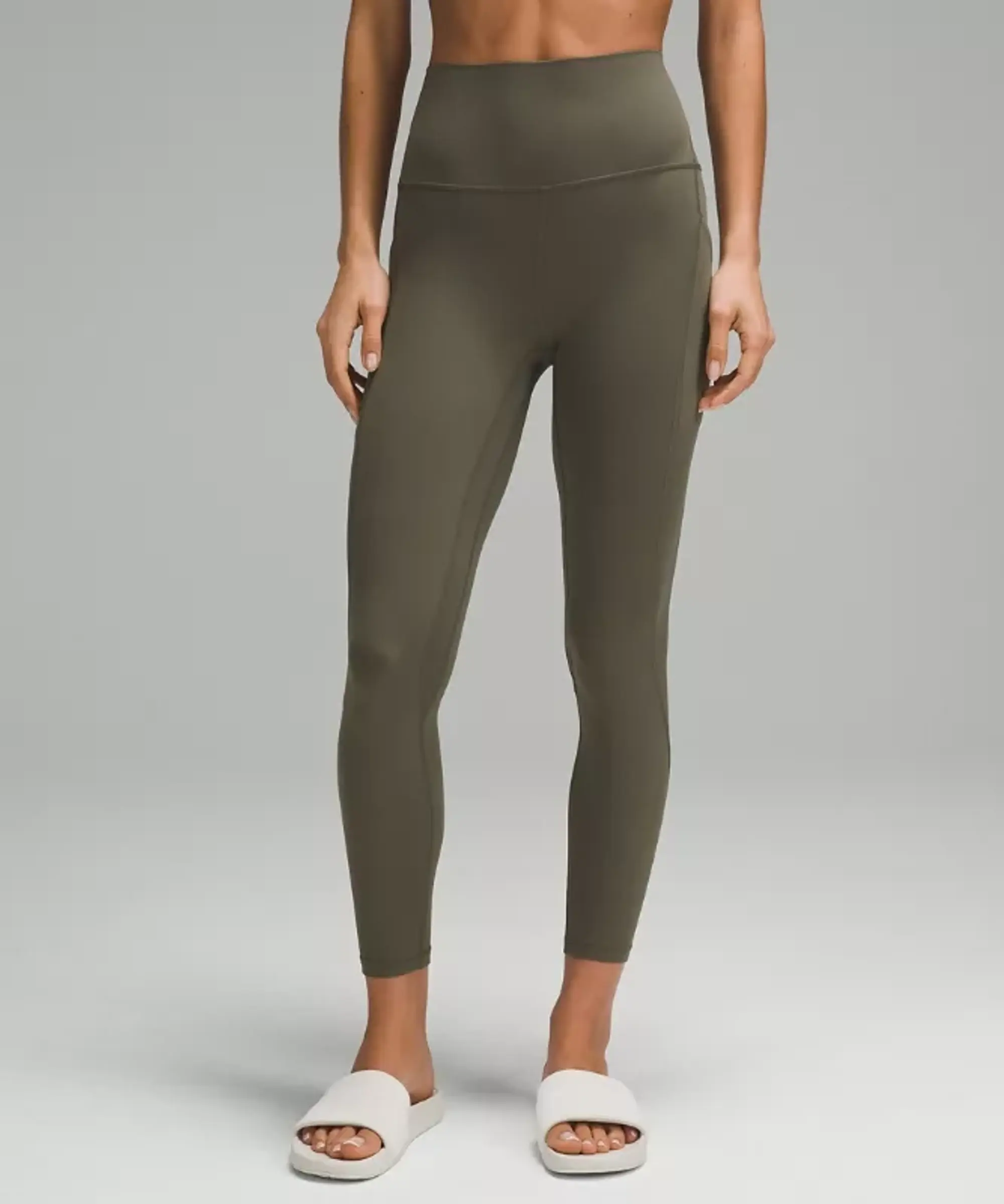 lululemon IE lululemon – Women's Align High-Rise Pants with Pockets – 25 – Color Green – Size 8