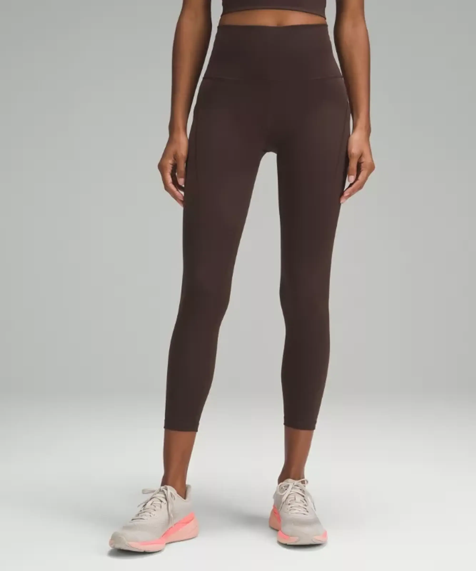 lululemon IE lululemon – Women's Wunder Train High-Rise Tight Leggings with Pockets – 25 – Color Brown – Size 8