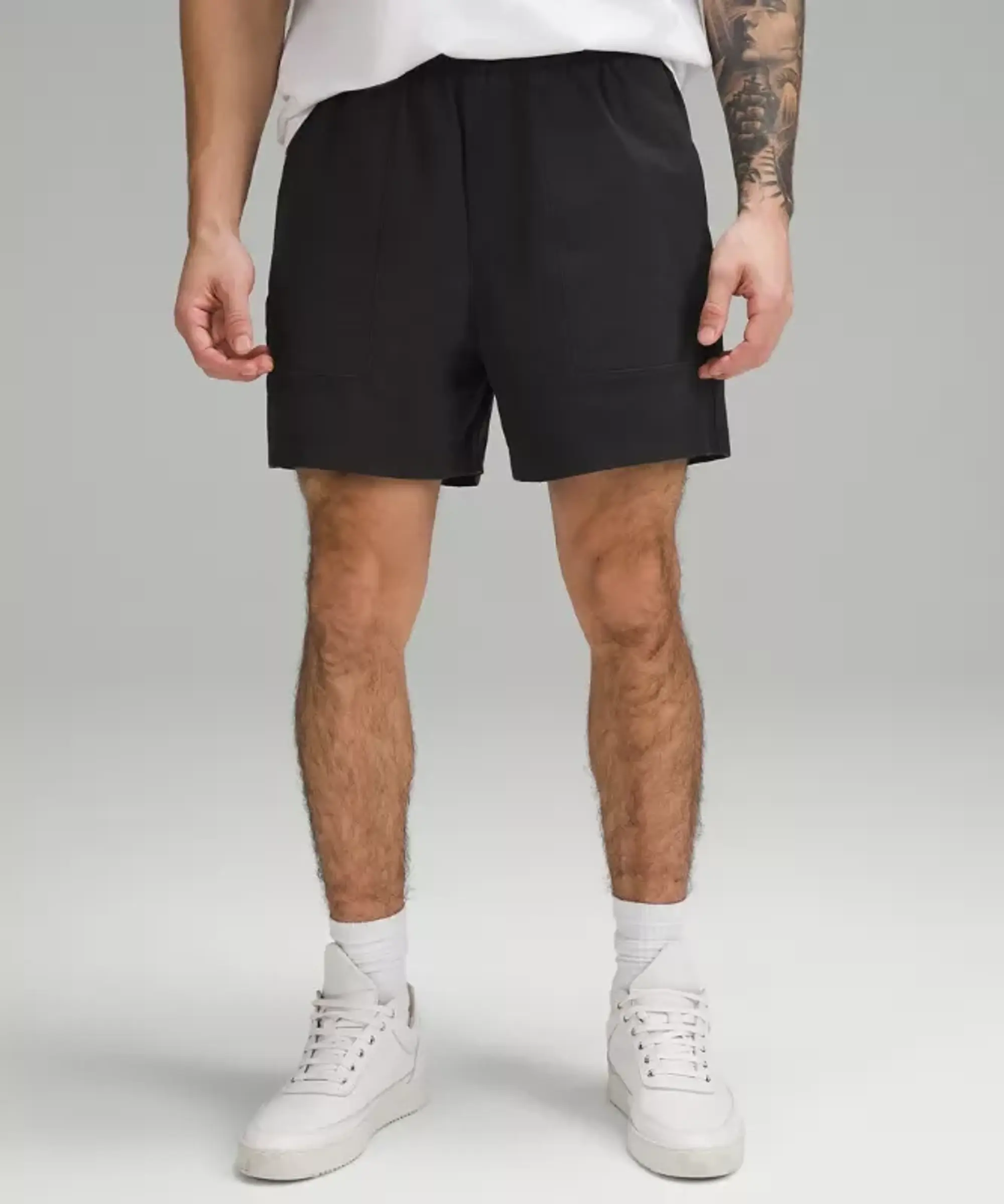lululemon IE lululemon – Men's Bowline Shorts Stretch Cotton VersaTwill – 5 – Color Black – Size XS
