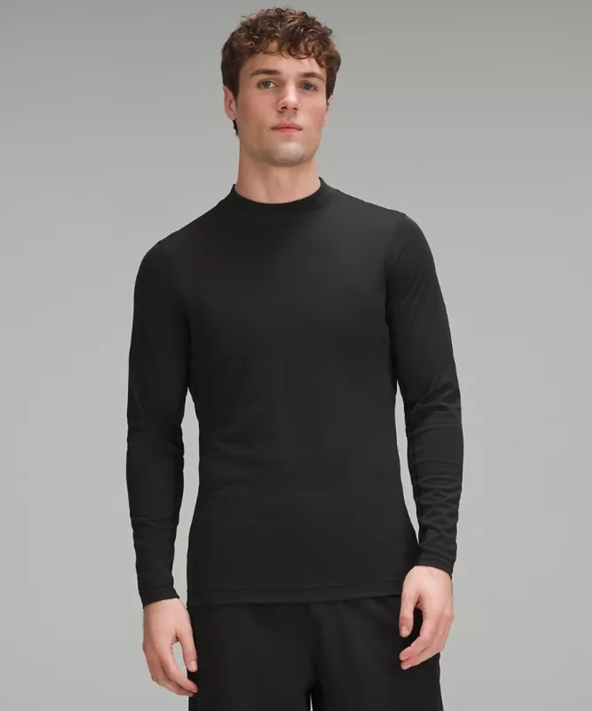 lululemon IE lululemon – Men's Mockneck Golf Long-Sleeve Baselayer – Color Black – Size XS