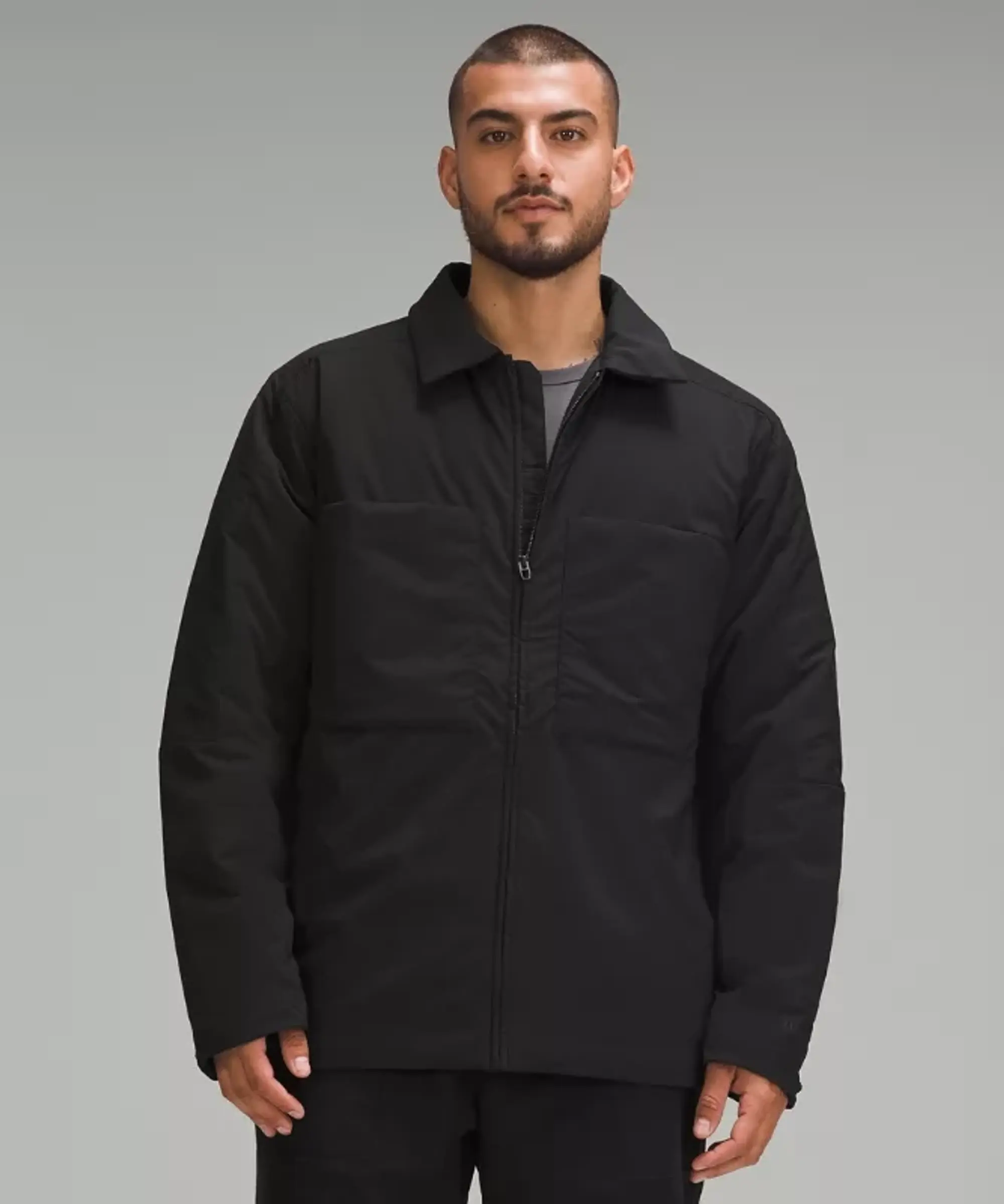 lululemon IE lululemon – Men's Insulated Utility Shirt Jacket – Color Black – Size 2XL