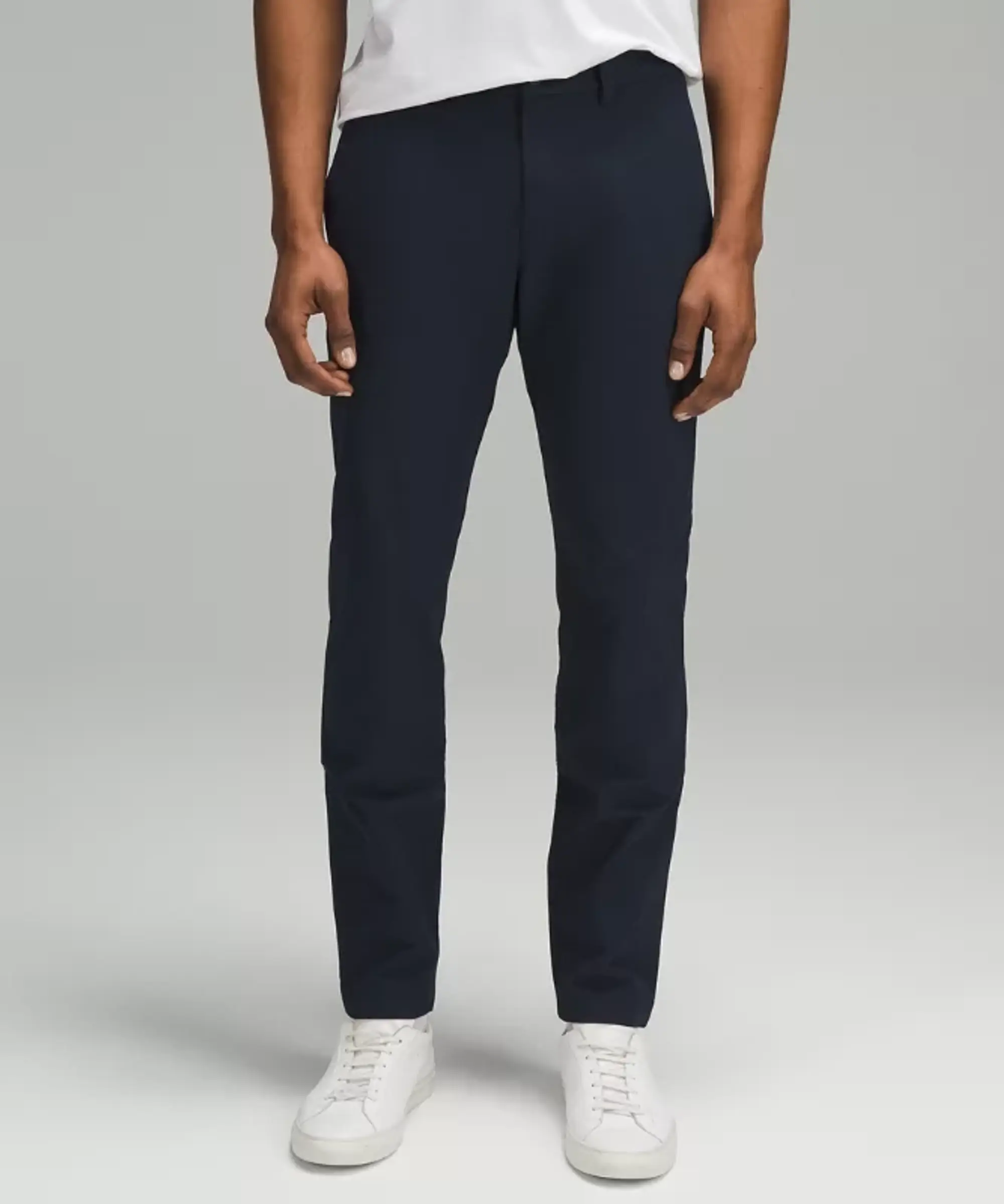 lululemon IE lululemon – Men's ABC Slim-Fit Trousers 34L Stretch Cotton VersaTwill – Color Blue – Size 32