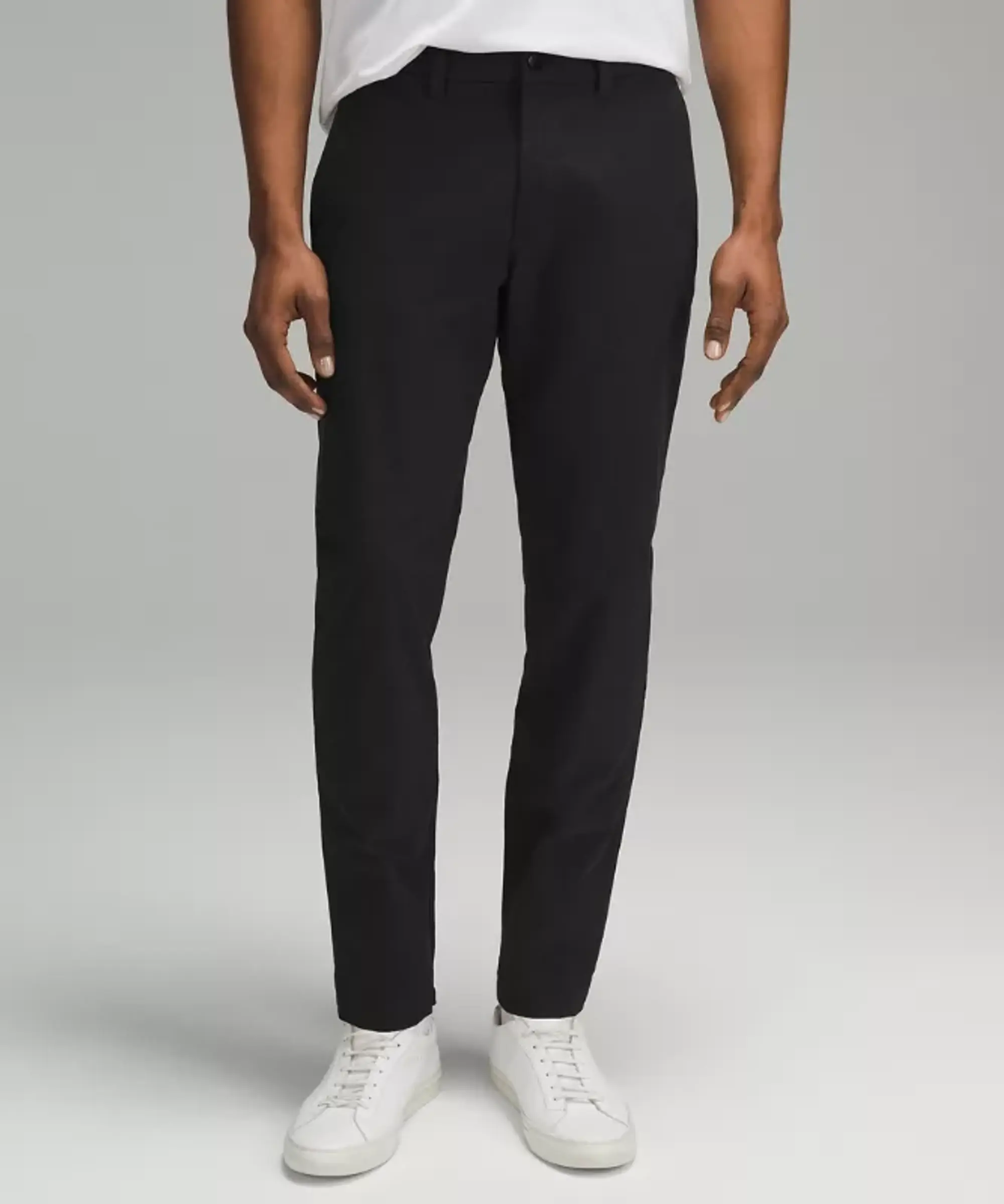 lululemon IE lululemon – Men's ABC Slim-Fit Trousers 30L Stretch Cotton VersaTwill – Color Black – Size 35