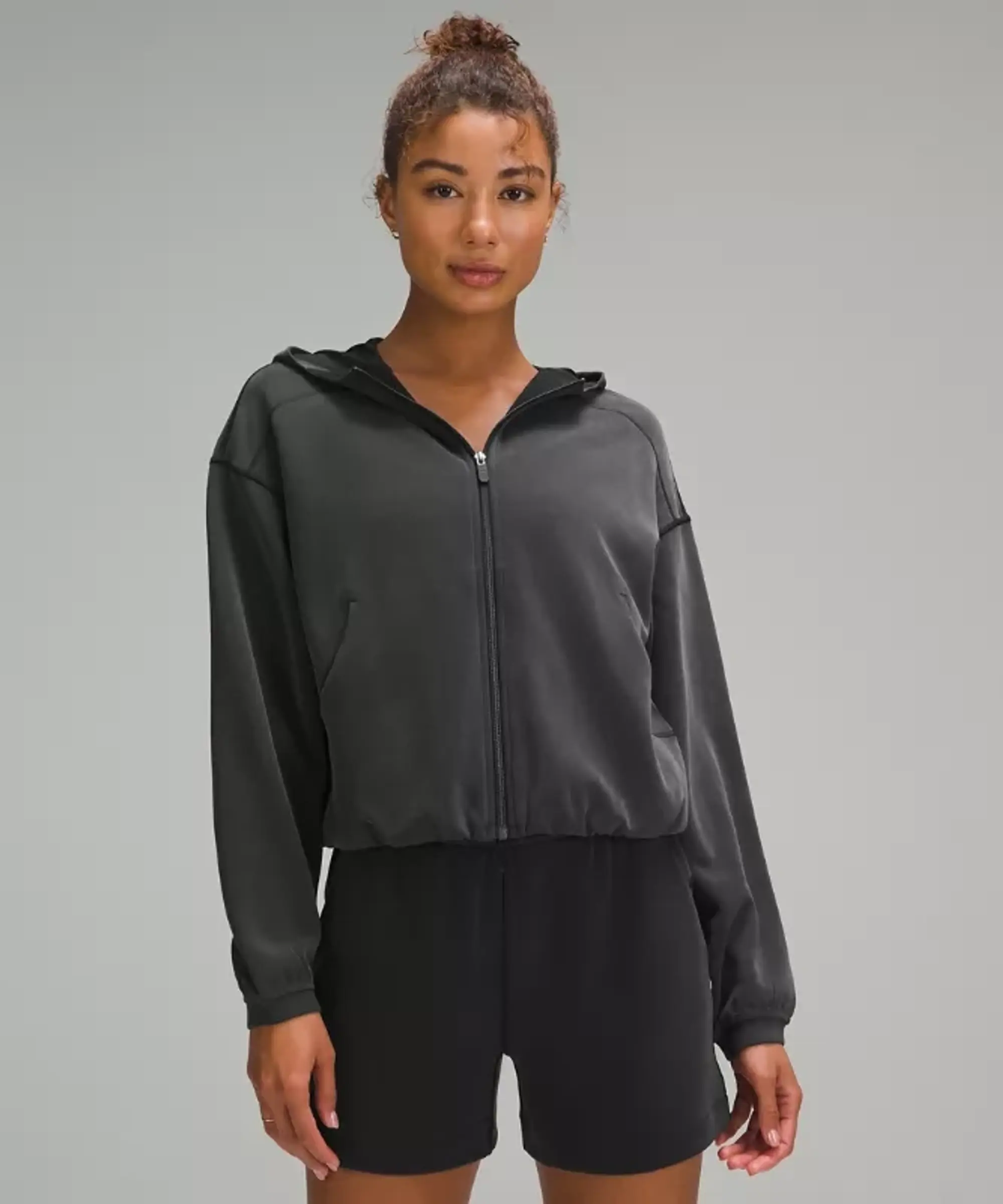 lululemon IE lululemon – Women's Softstreme Full-Zip Hoodie – Color Black – Size 8