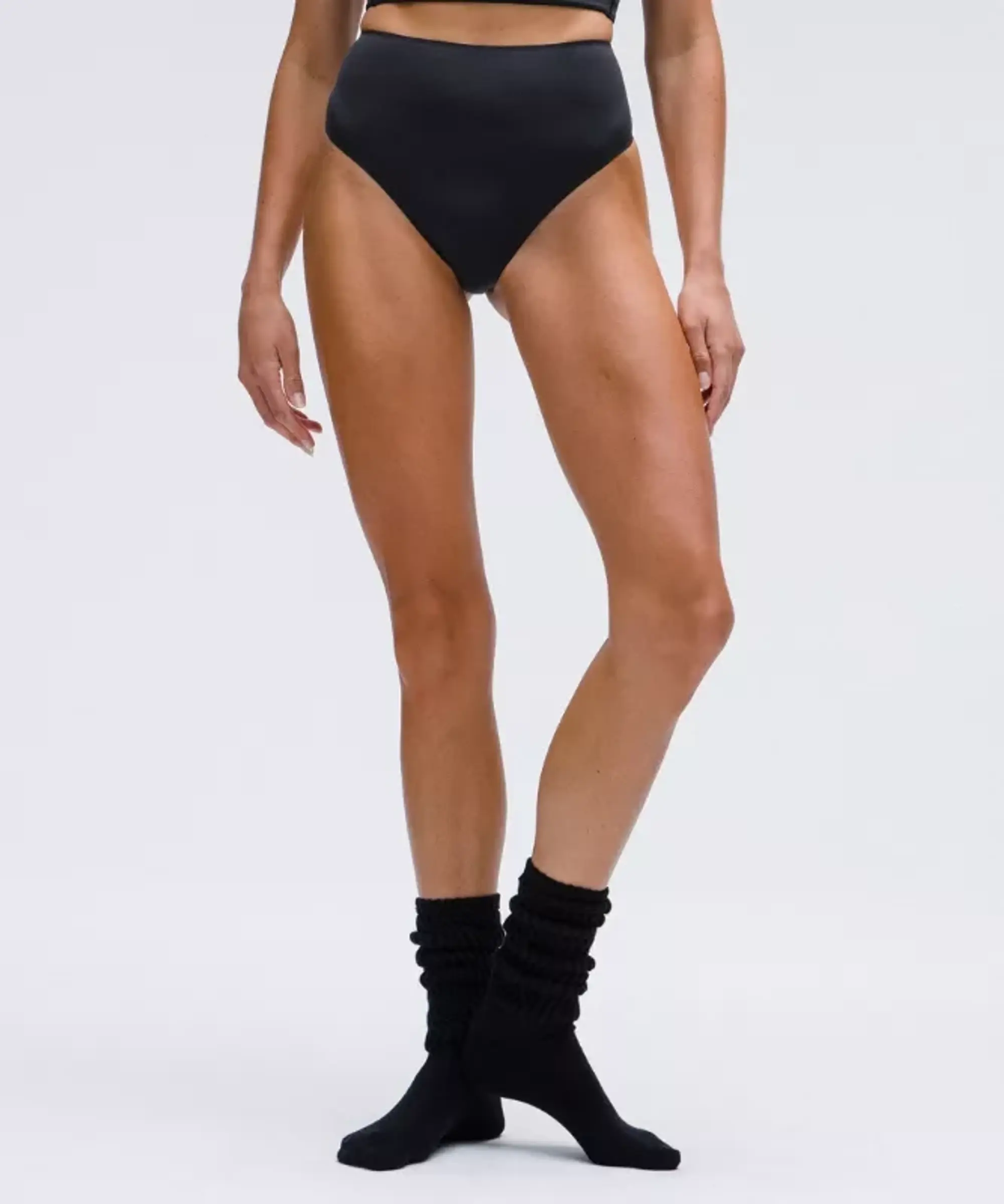 lululemon IE lululemon – Women's Wundermost Ultra-Soft Nulu High-Waist Thong Underwear – Color Black – Size 2XS