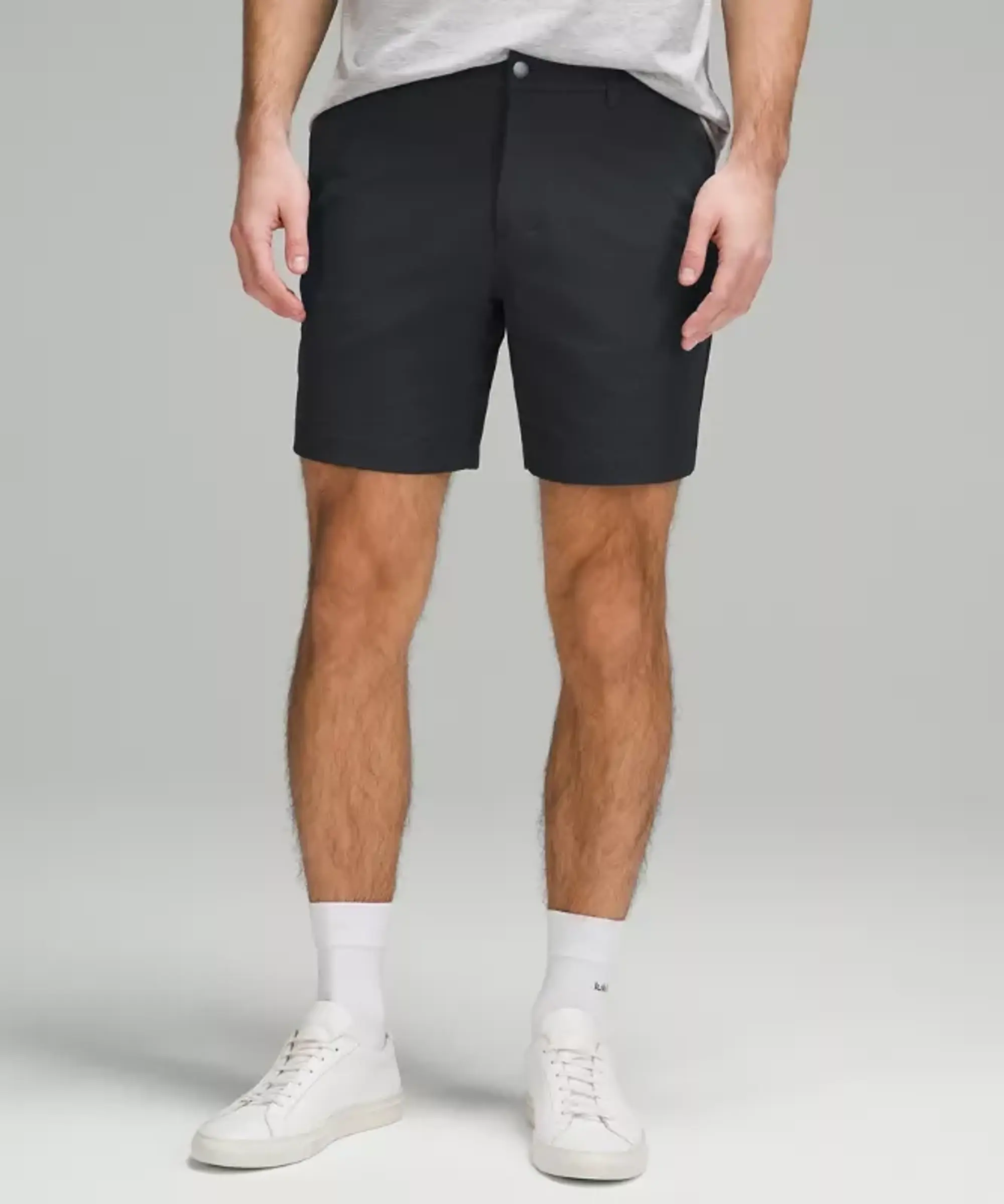 lululemon IE lululemon – Men's ABC Classic-Fit Shorts Warpstreme – 7 – Color Black – Size 40