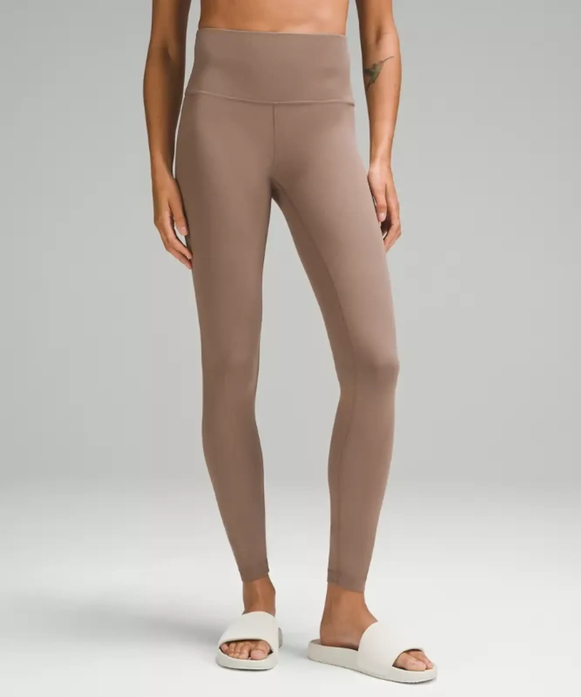 lululemon IE lululemon – Women's Wunder Train High-Rise Ribbed Tight Leggings – 28 – Color Brown – Size 8