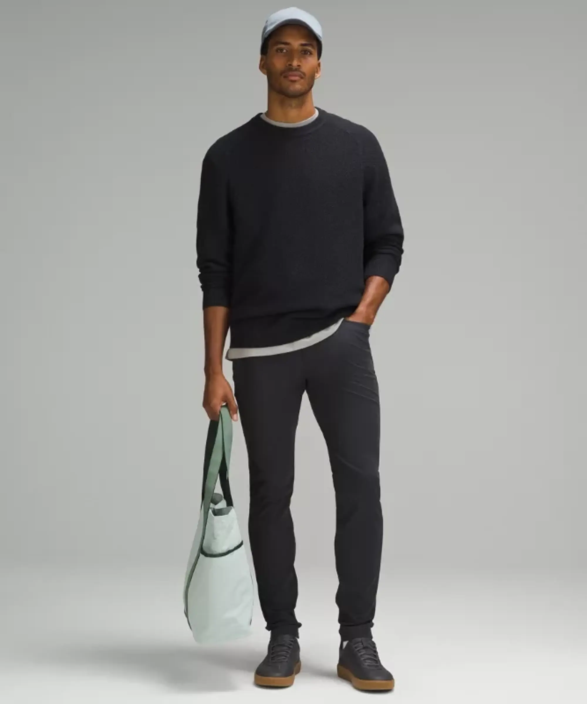 lululemon IE lululemon – Men's ABC Skinny-Fit 5 Pocket Trousers 32L Warpstreme – Color Black – Size 33