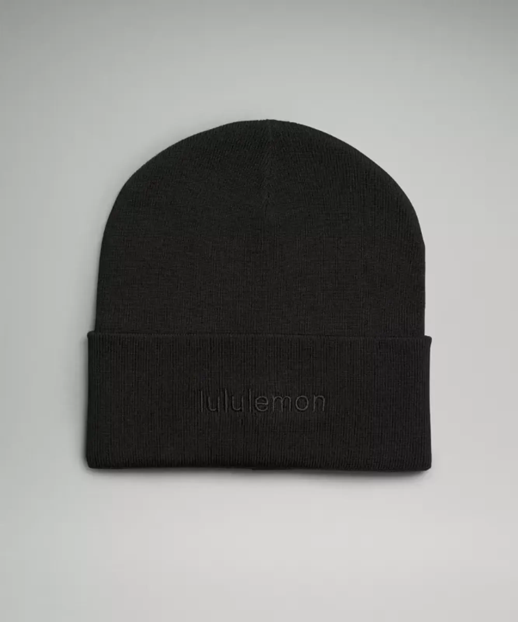 lululemon IE lululemon – Warm Revelation Beanie Hat Wordmark – Color Black