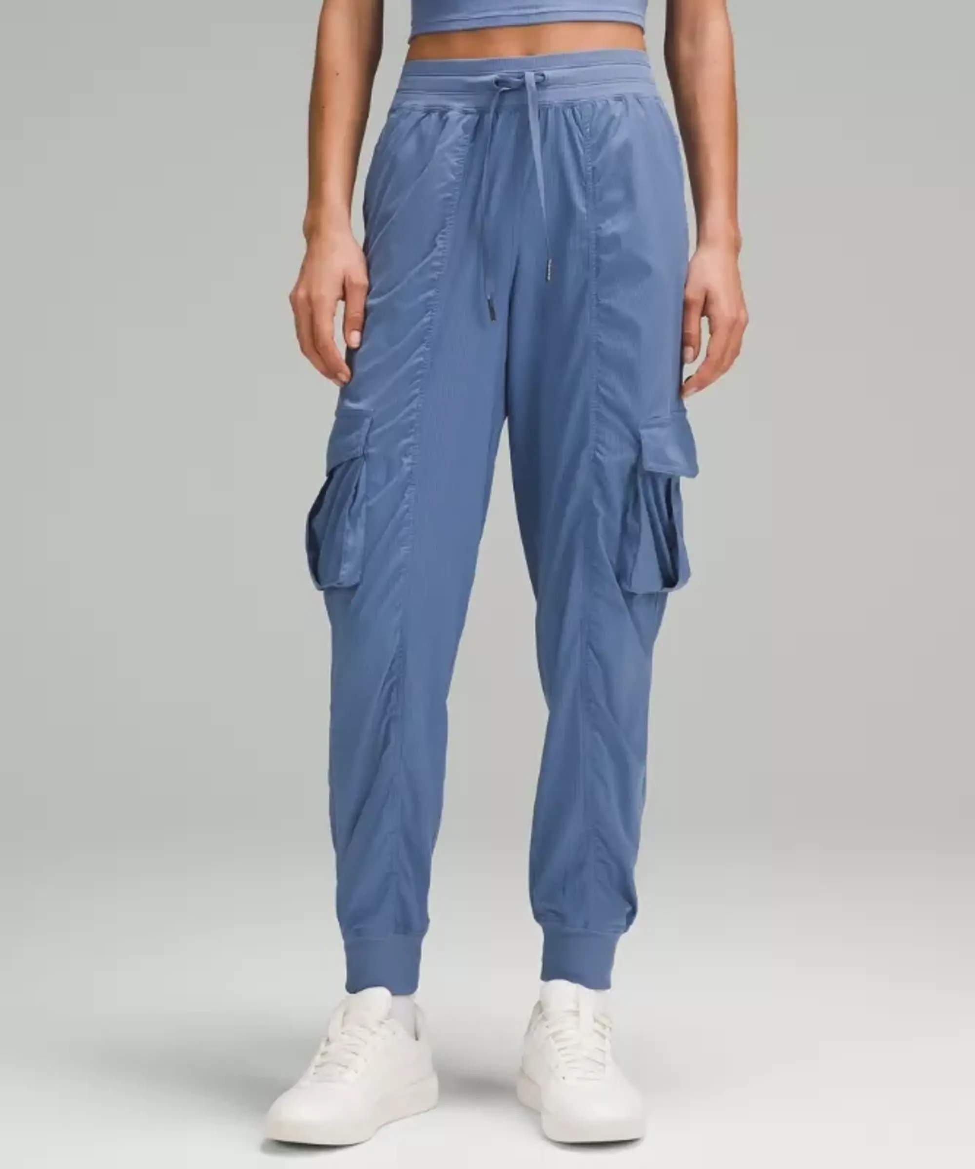 lululemon IE lululemon – Women's Dance Studio Relaxed-Fit Mid-Rise Cargo Joggers – Color Blue – Size XL