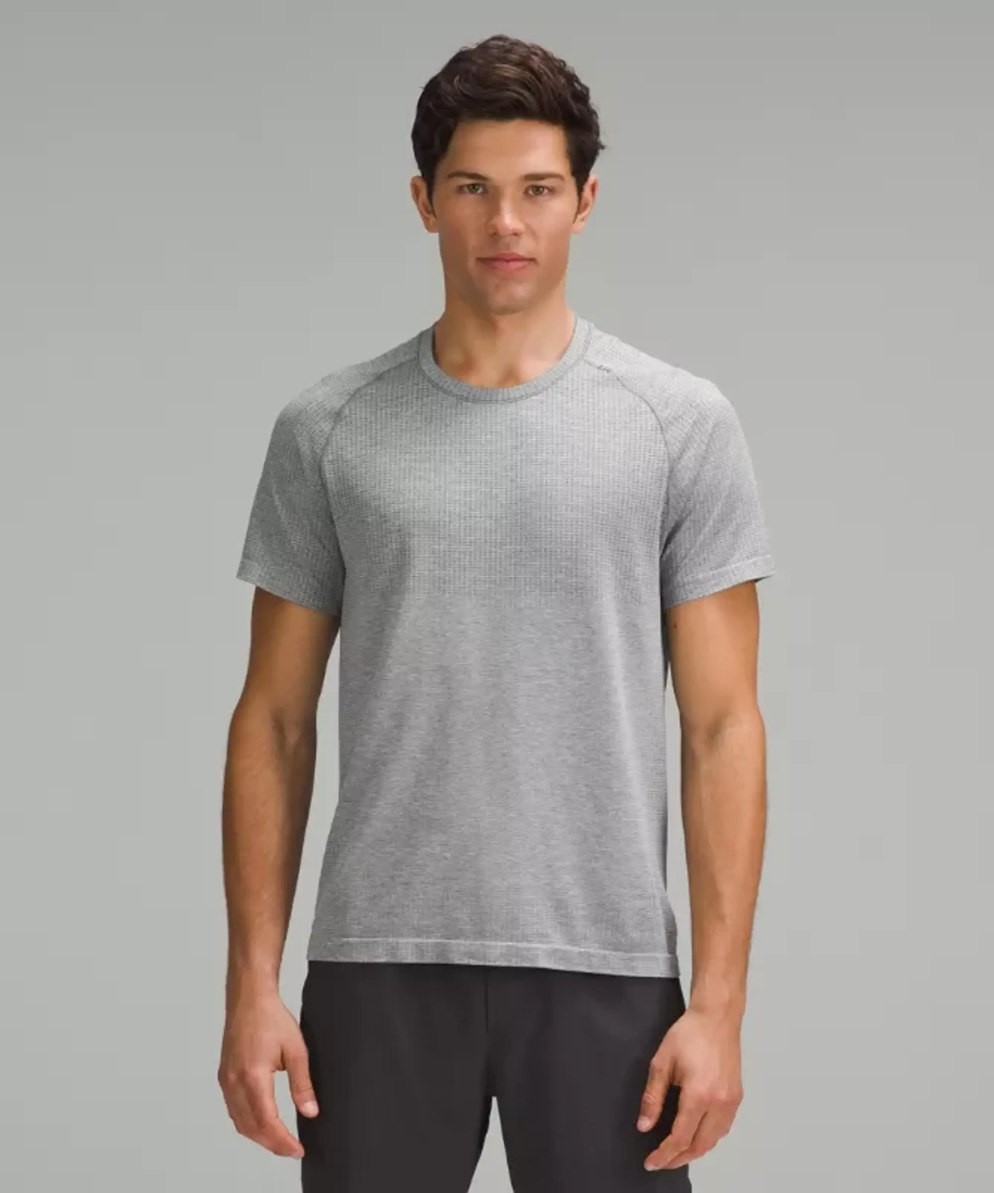 lululemon IE lululemon – Men's Metal Vent Tech Short-Sleeve Shirt – Color White/Grey – Size 2XL