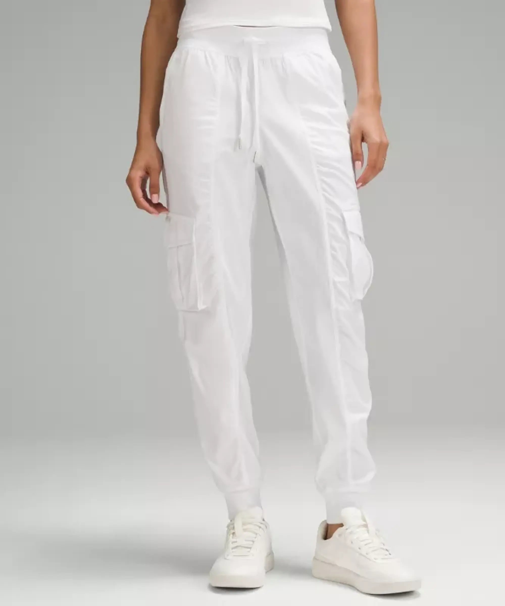 lululemon IE lululemon – Women's Dance Studio Relaxed-Fit Mid-Rise Cargo Joggers – Color White – Size 2XS