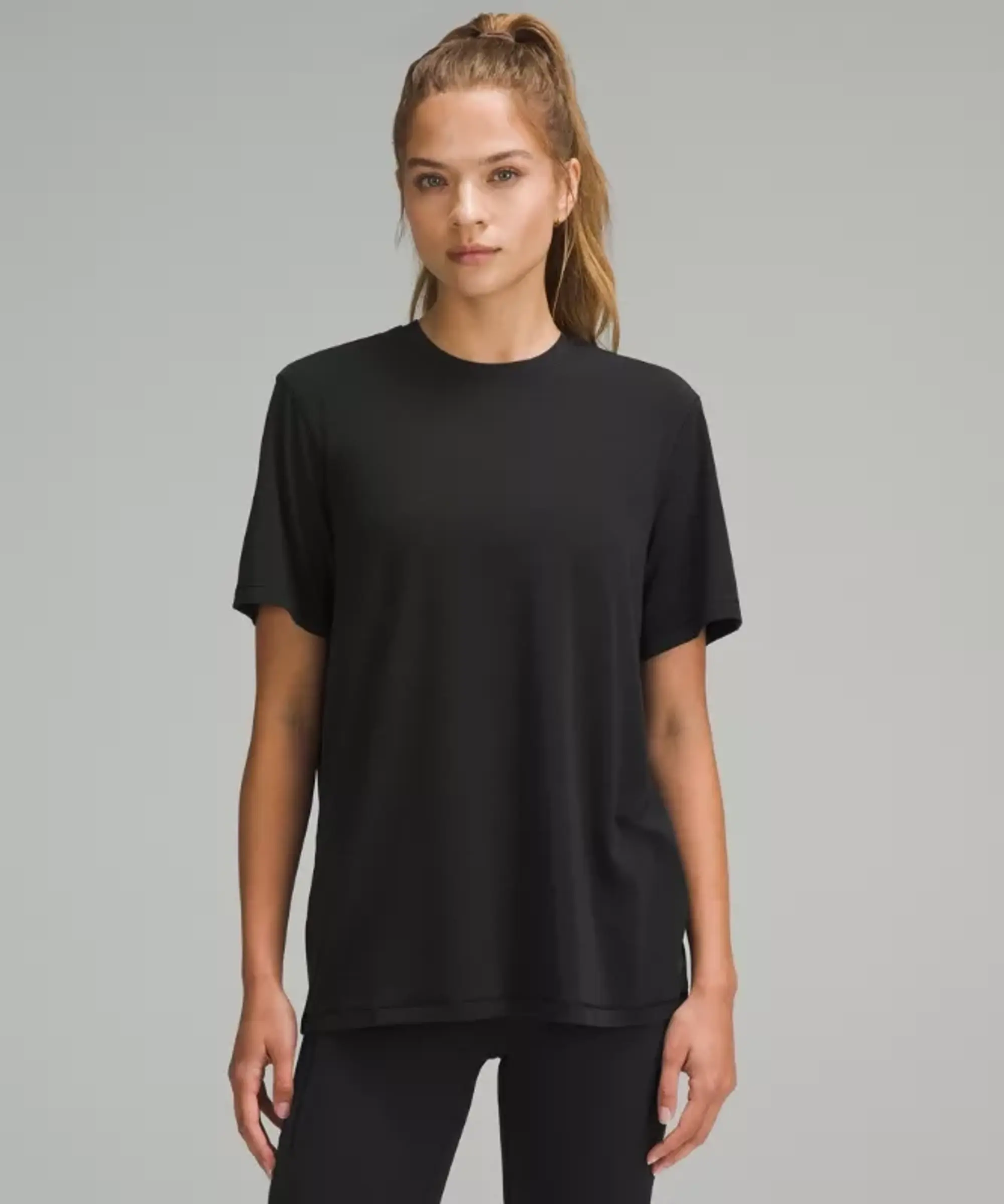 lululemon IE lululemon – Women's Jersey Training Short-Sleeve Shirt – Color Black – Size 12