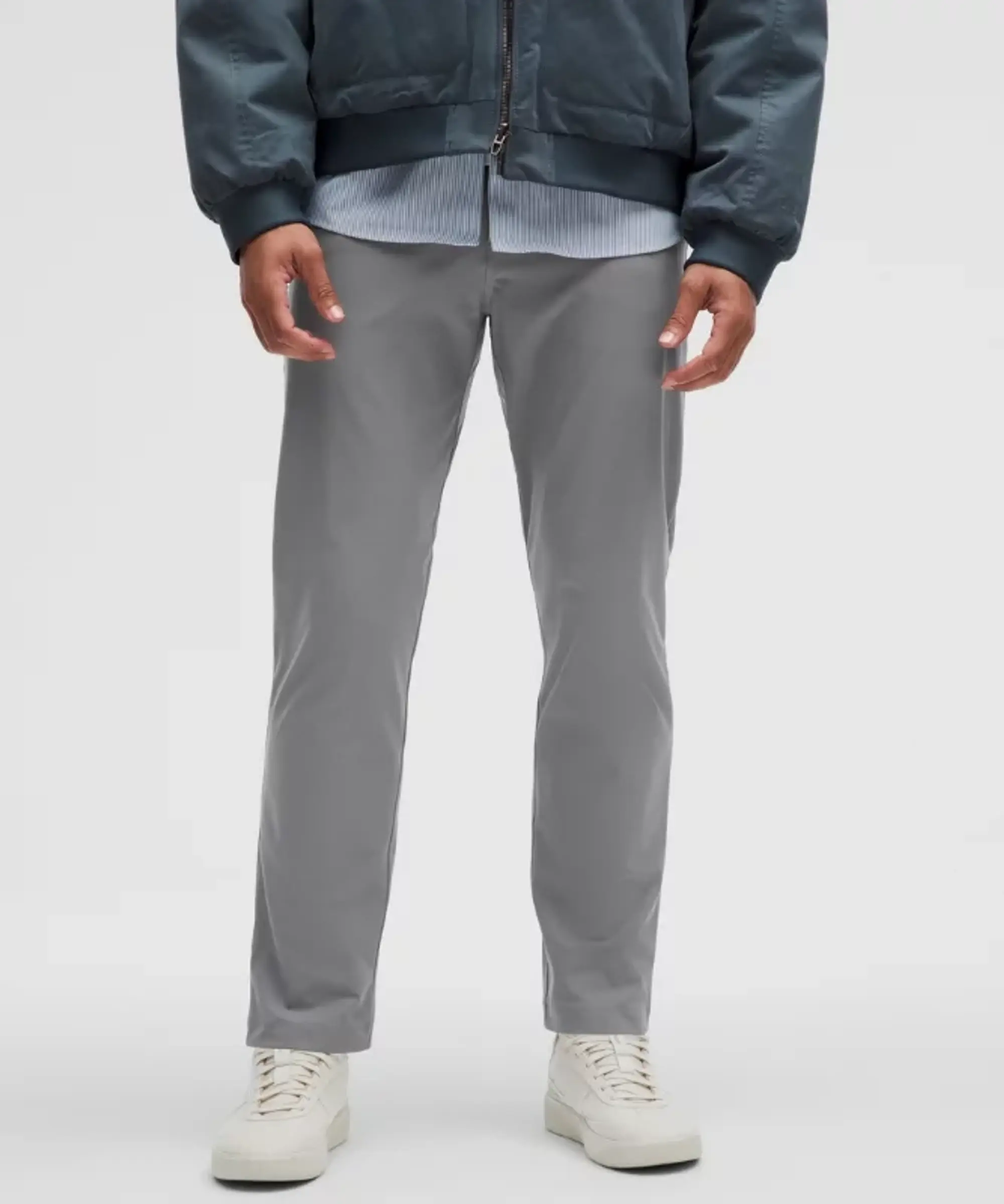 lululemon IE lululemon – Men's ABC Classic-Fit 5 Pocket Trousers 32L Warpstreme – Color Grey – Size 46