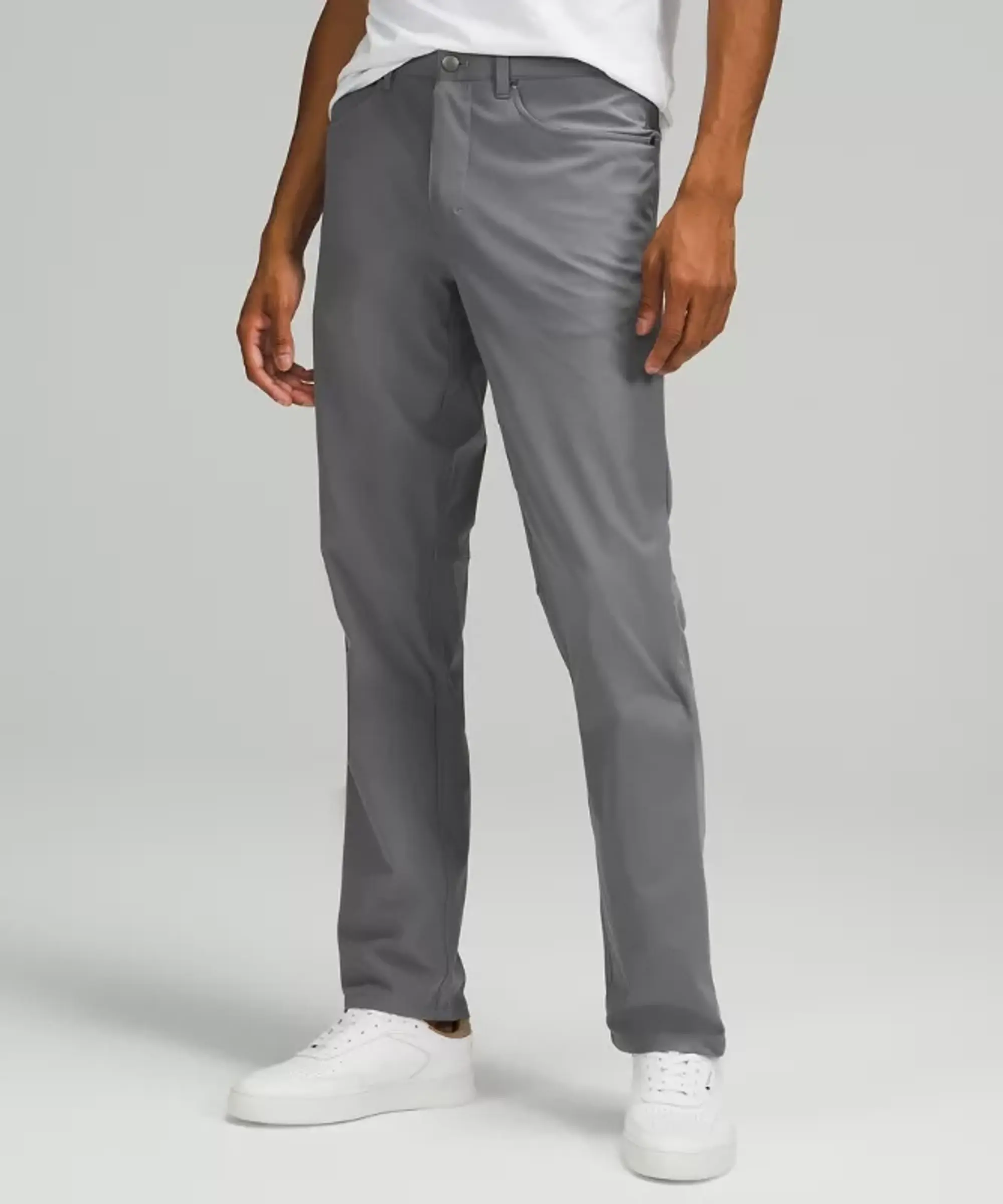 lululemon IE lululemon – Men's ABC Classic-Fit 5 Pocket Trousers 32L Warpstreme – Color Grey – Size 46