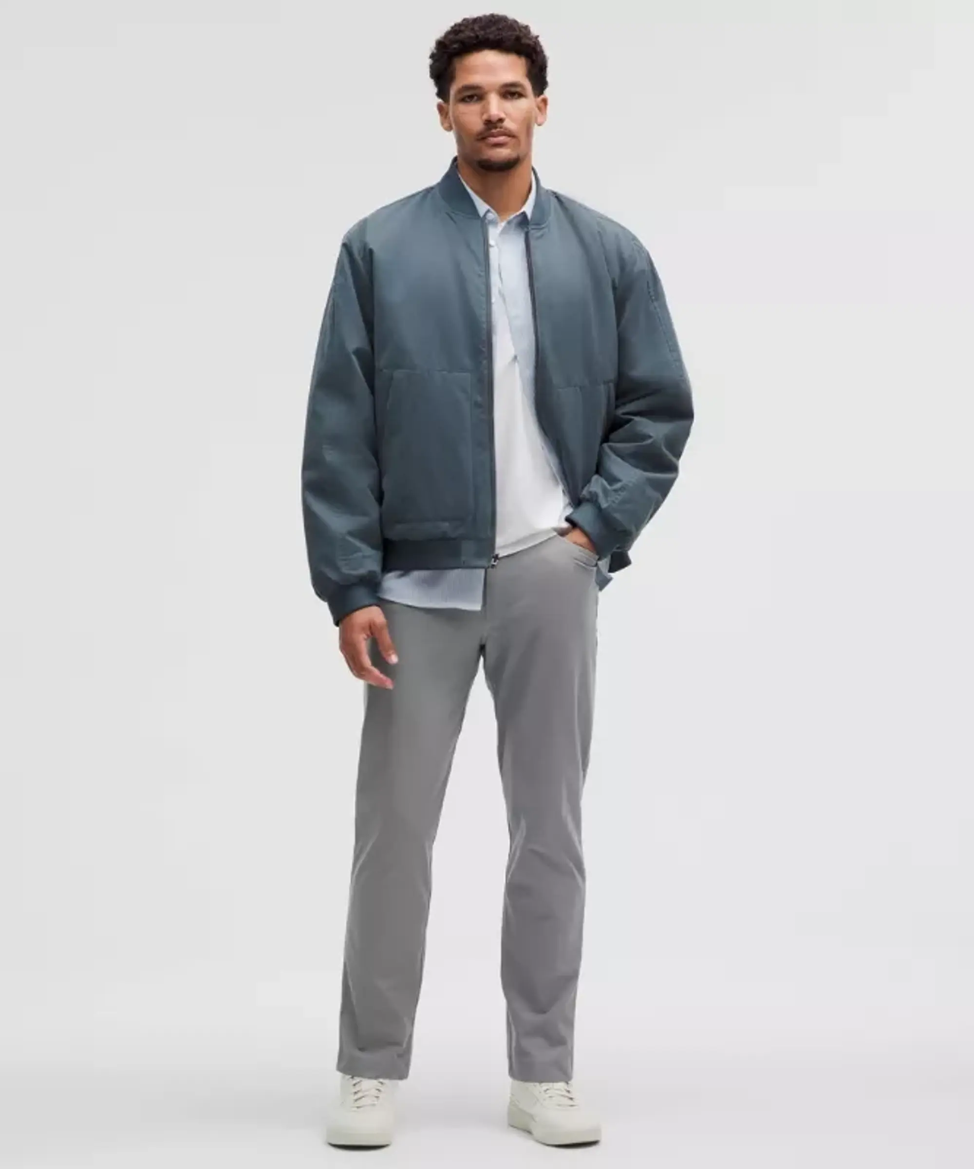 lululemon IE lululemon – Men's ABC Classic-Fit 5 Pocket Trousers 32L Warpstreme – Color Grey – Size 46