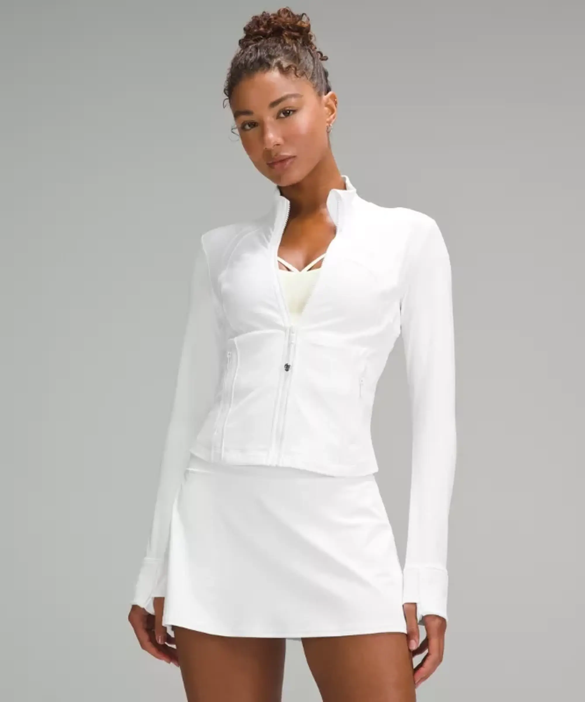 lululemon IE lululemon – Women's Define Cropped Jacket Nulu – Color White – Size 10