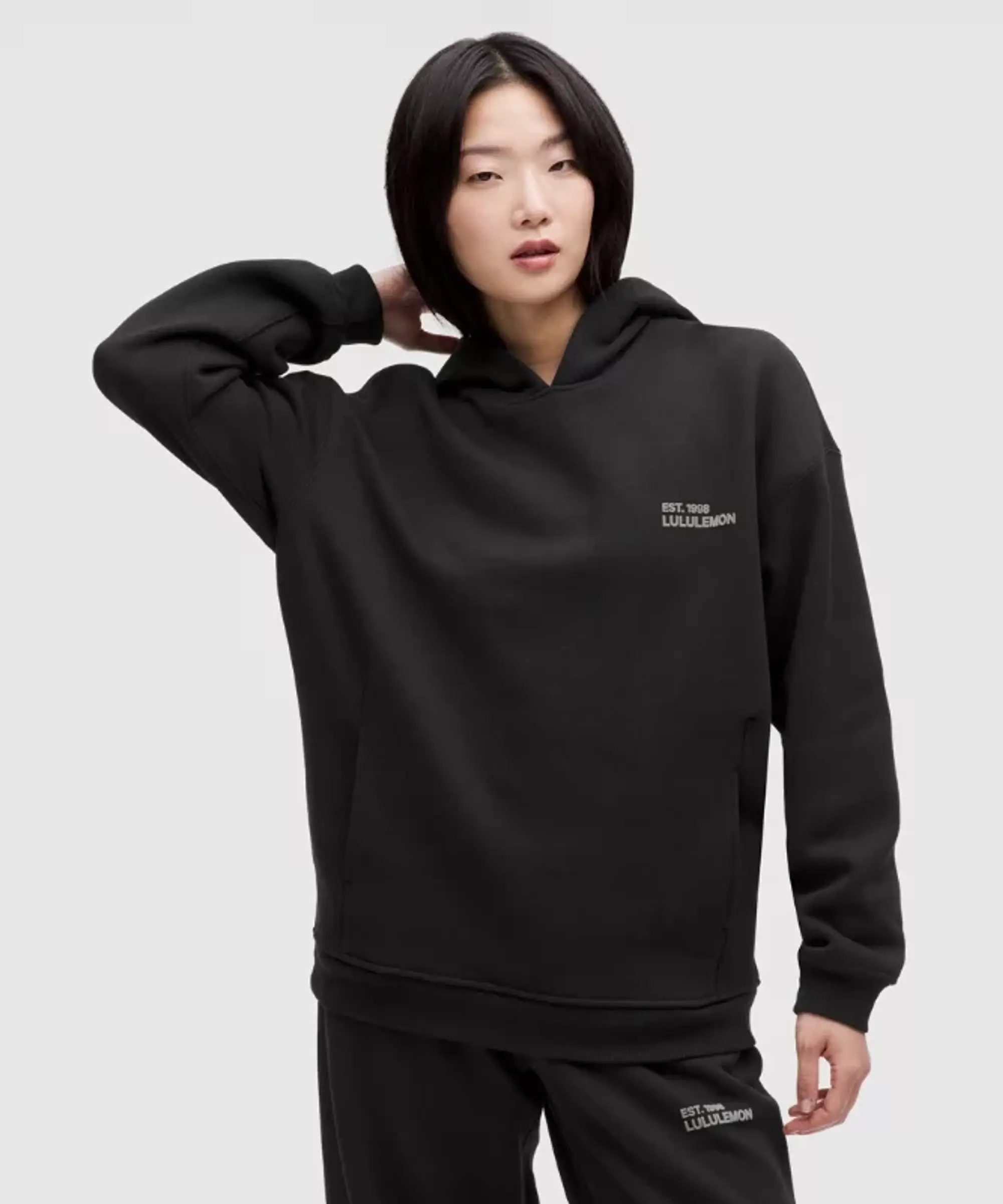 lululemon IE lululemon – Women's Heavyweight Oversized Hoodie – Color Black – Size XS