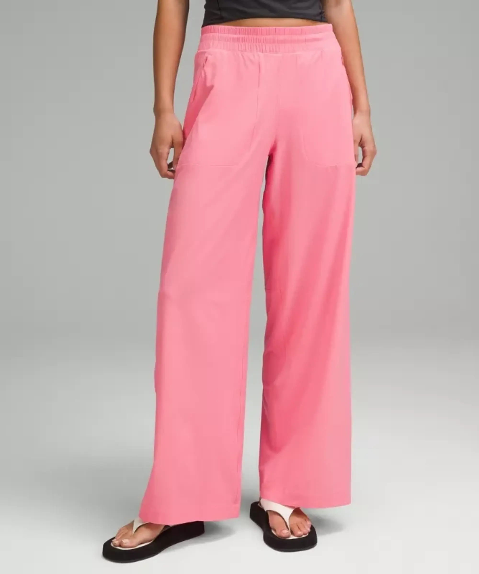 lululemon IE lululemon – Women's Swift Mid-Rise Wide-Leg Pants – Color Pink – Size 8
