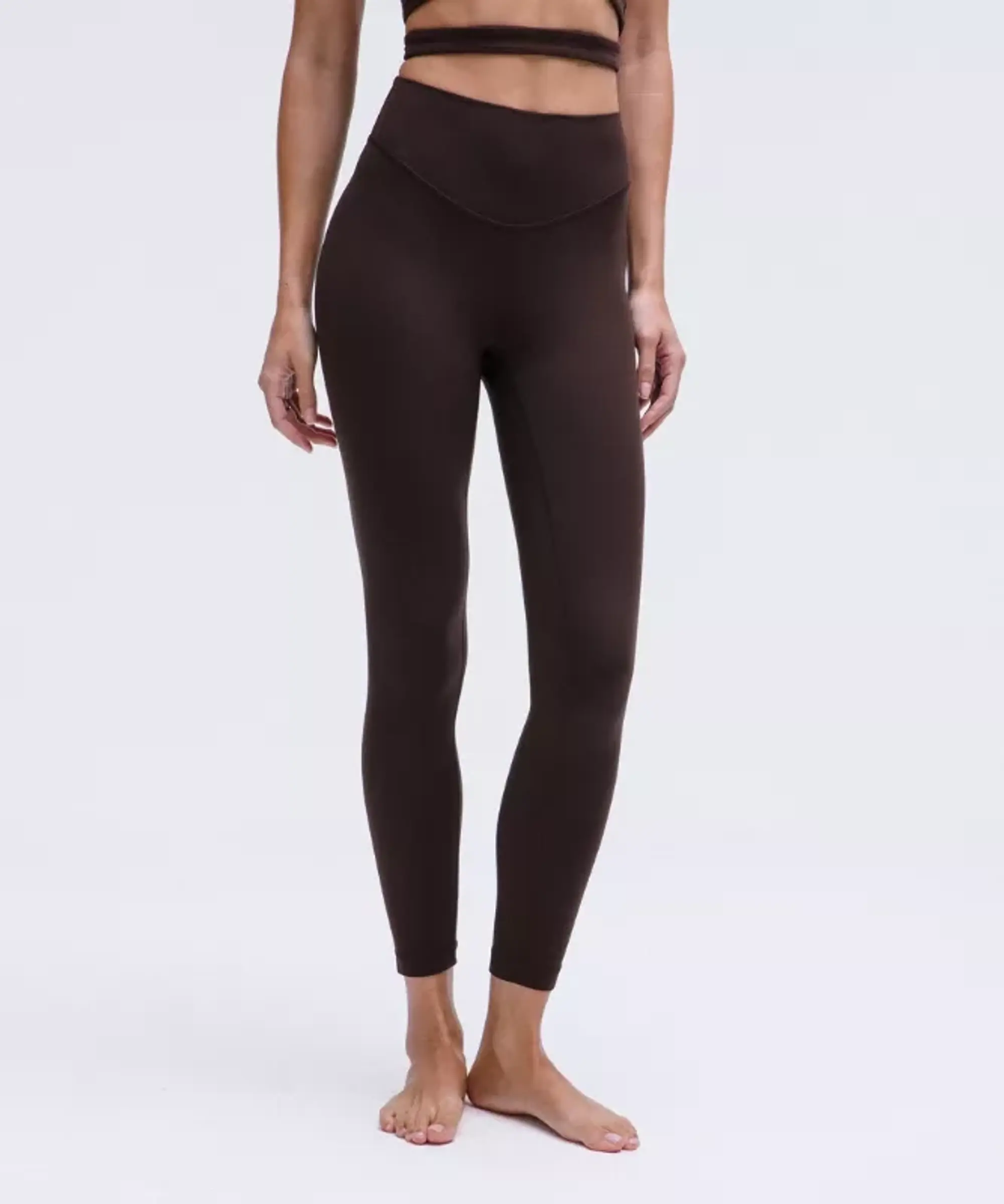 lululemon IE lululemon – Women's Wunder Under Nulu High-Rise Tight Leggings – 25 – Color Brown – Size 14