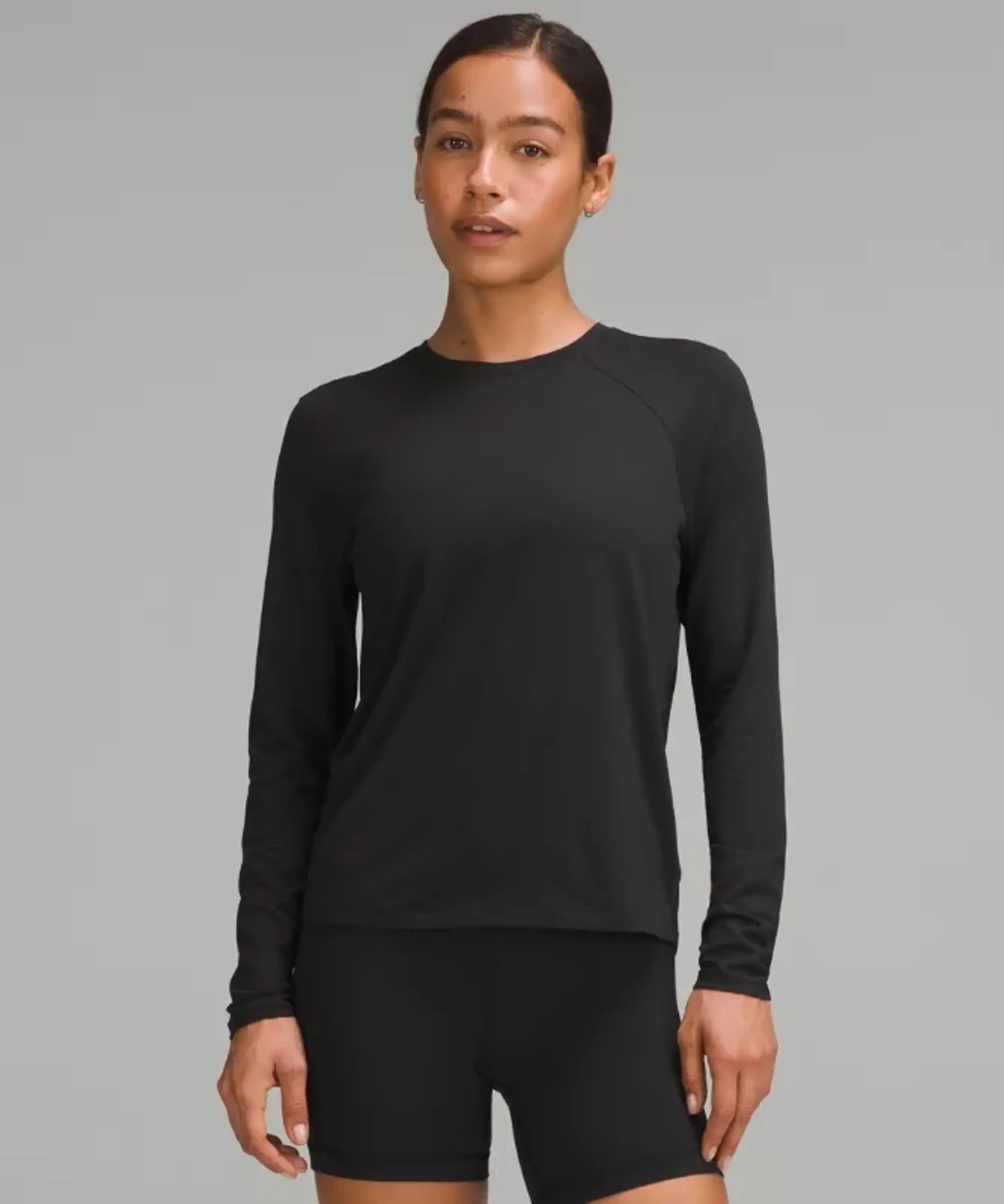 lululemon IE lululemon – Women's License to Train Classic-Fit Long-Sleeve Shirt – Color Black – Size 8