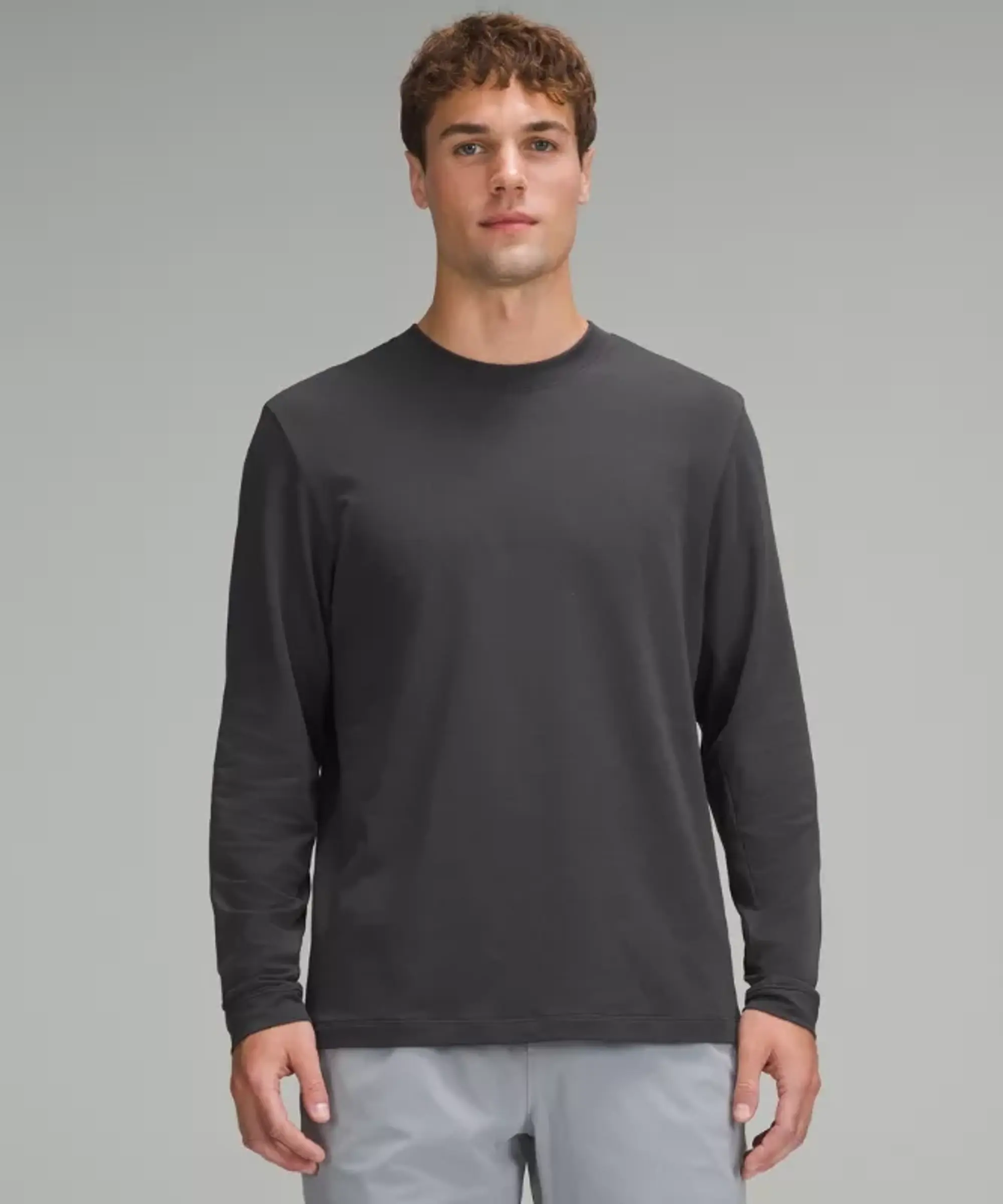 lululemon IE lululemon – Men's Zeroed In Long-Sleeve Shirt – Color Grey – Size XL