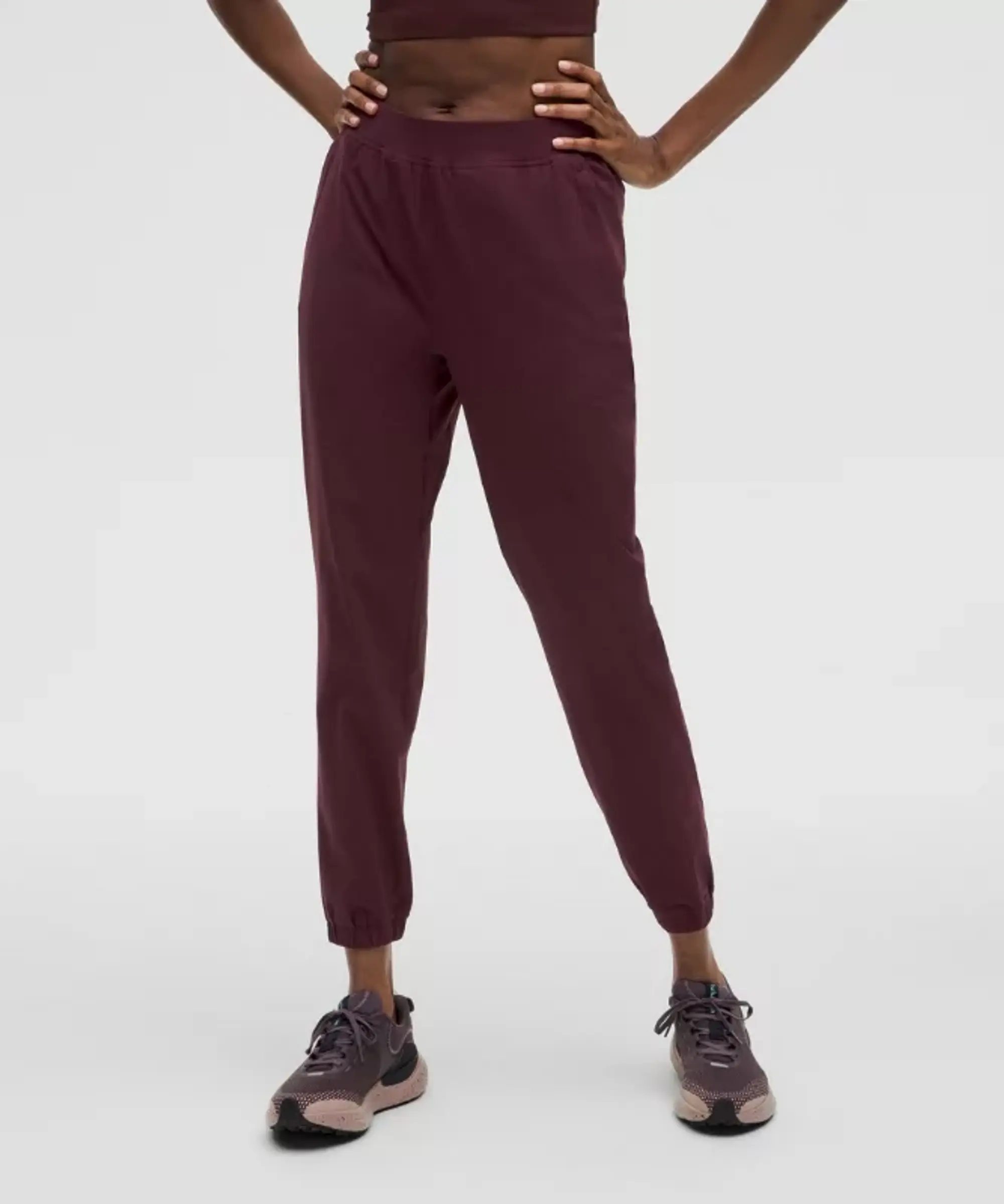 lululemon IE lululemon – Women's Adapted State High-Rise Joggers Full Length – Color Burgundy/Red – Size 8