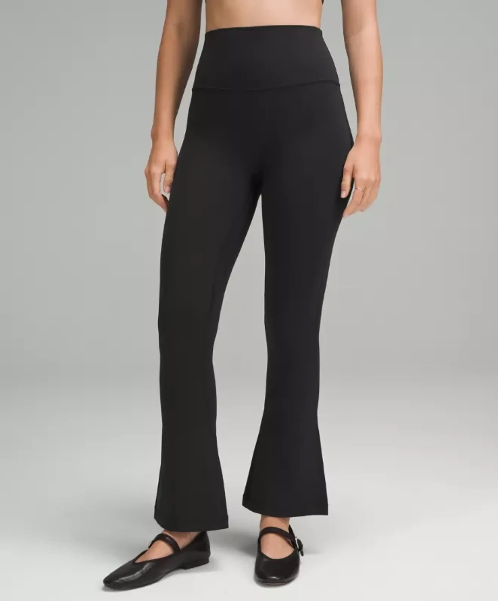 lululemon IE lululemon – Women's Align High-Rise Mini-Flare Pants Short – Color Black – Size 8