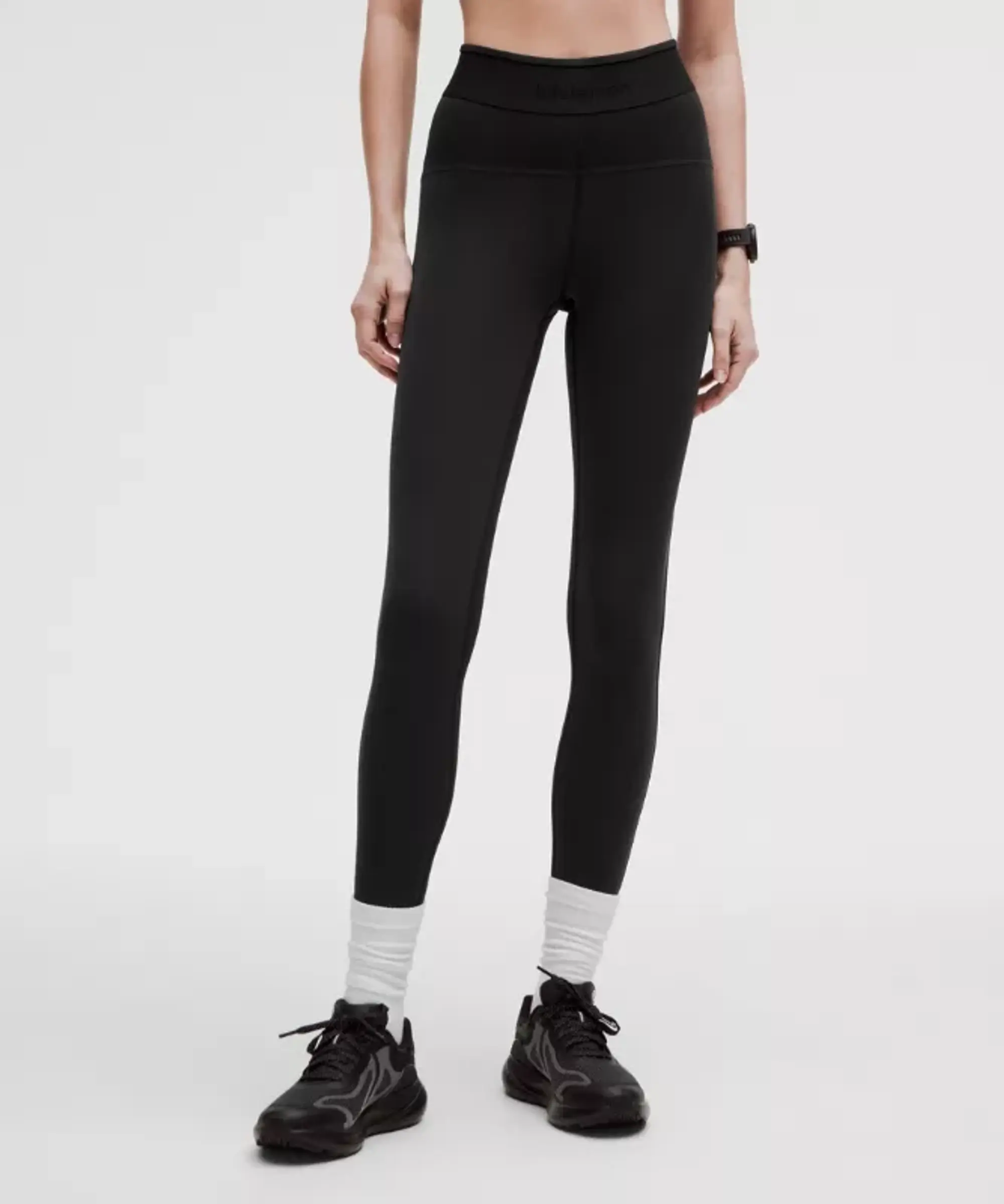 lululemon IE lululemon – Women's License to Train High-Rise Tight Leggings Logo – 25 – Color Black – Size 8