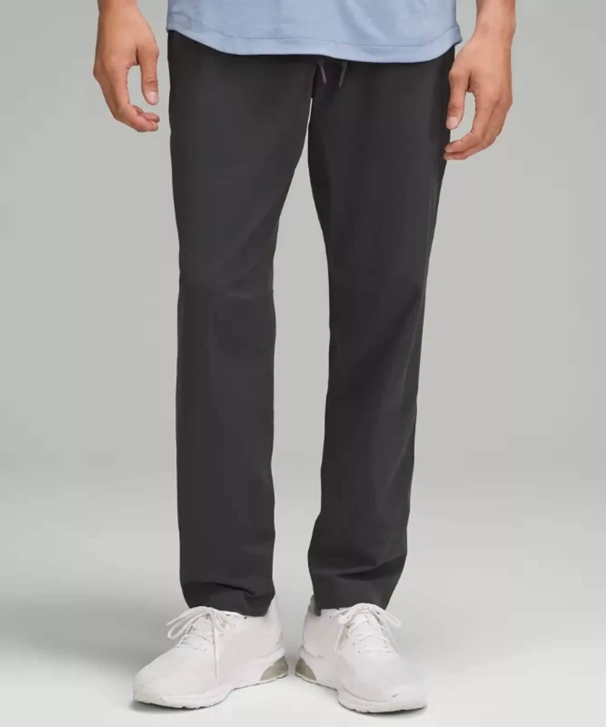 lululemon IE lululemon – Men's Zeroed In Slim-Fit Trousers Shorter – Color Grey – Size XS