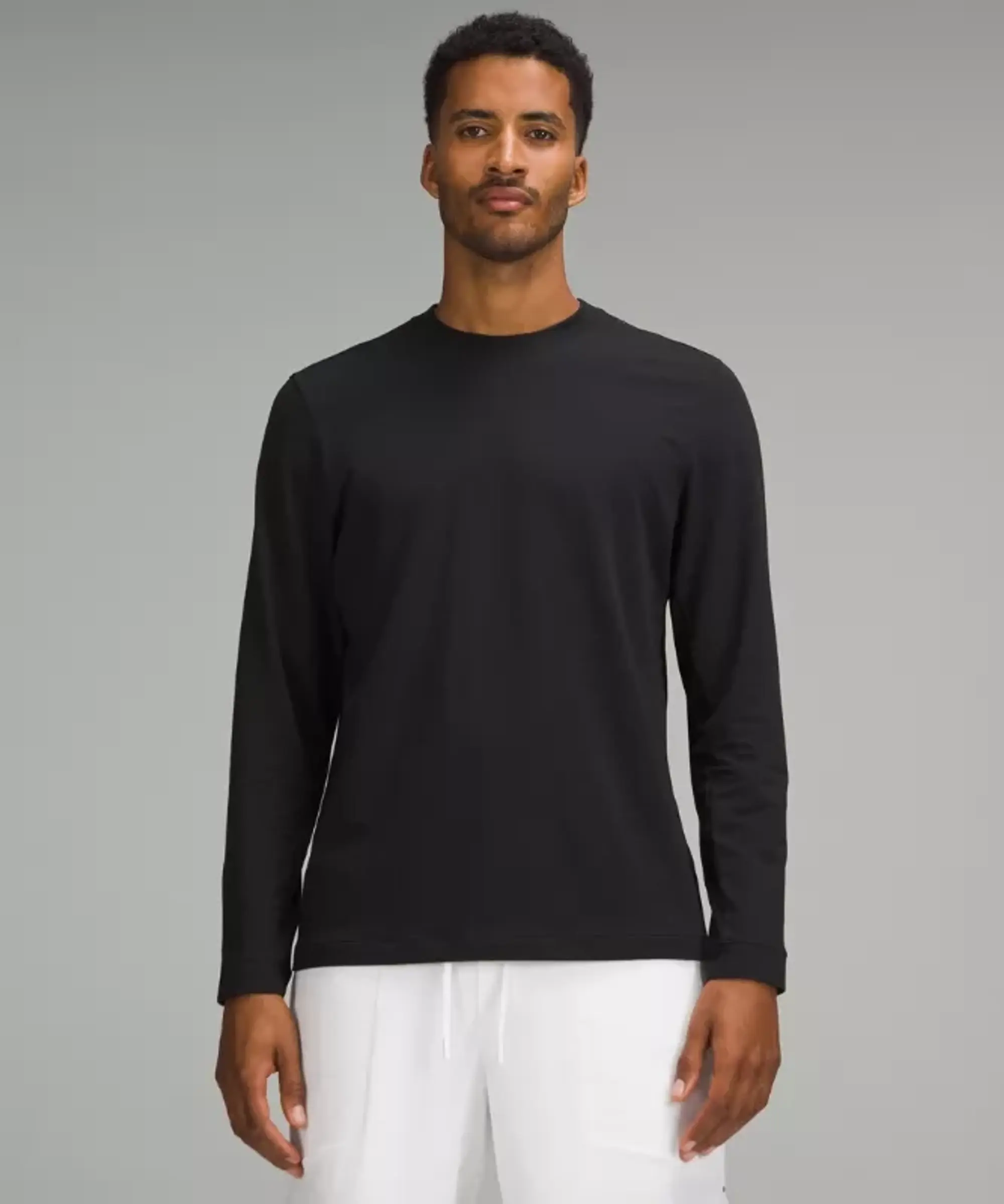 lululemon IE lululemon – Men's Zeroed In Long-Sleeve Shirt – Color Black – Size L