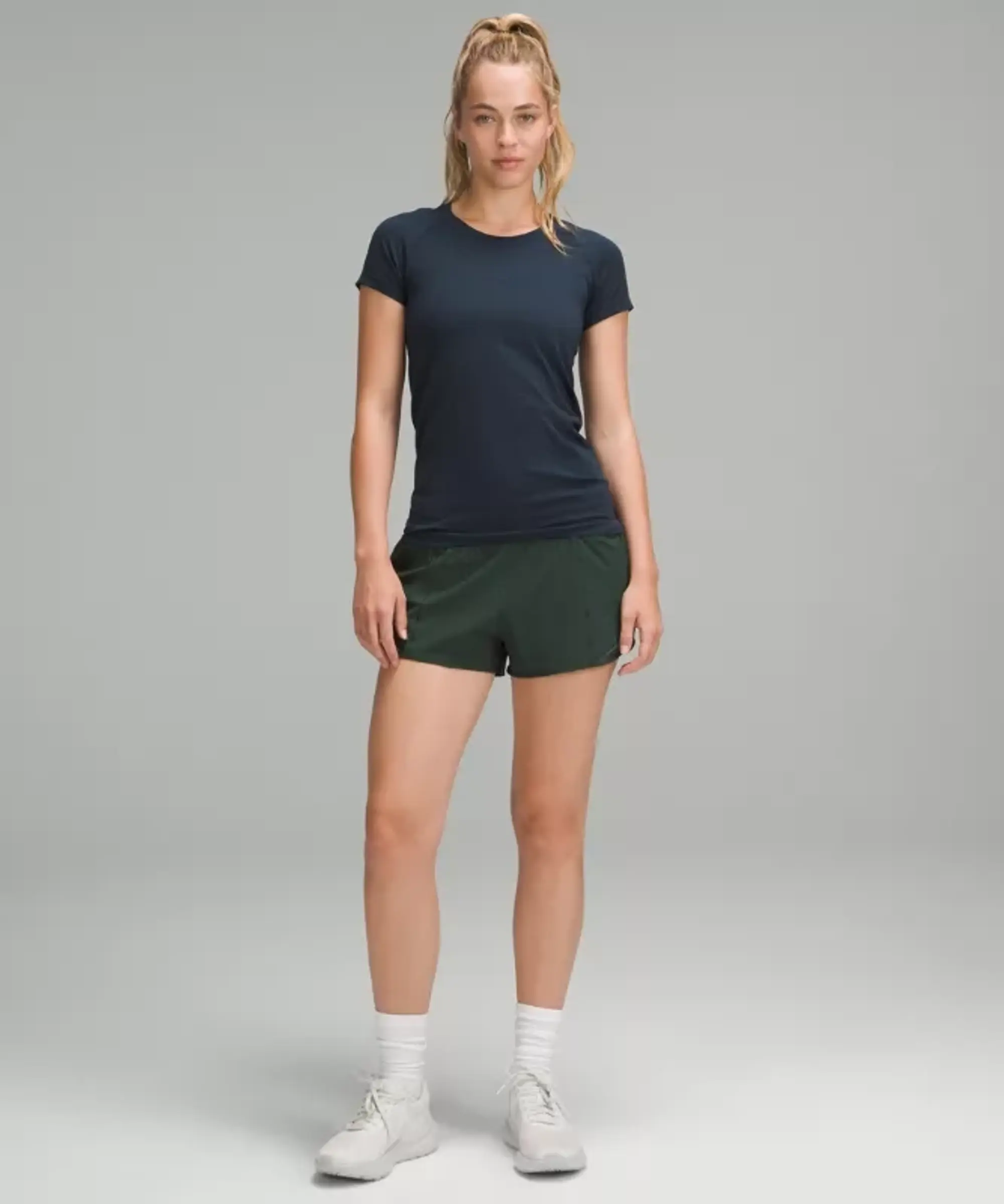 lululemon IE lululemon – Women's Swiftly Tech Short-Sleeve Shirt 2.0 Hip Length – Color Blue – Size 8