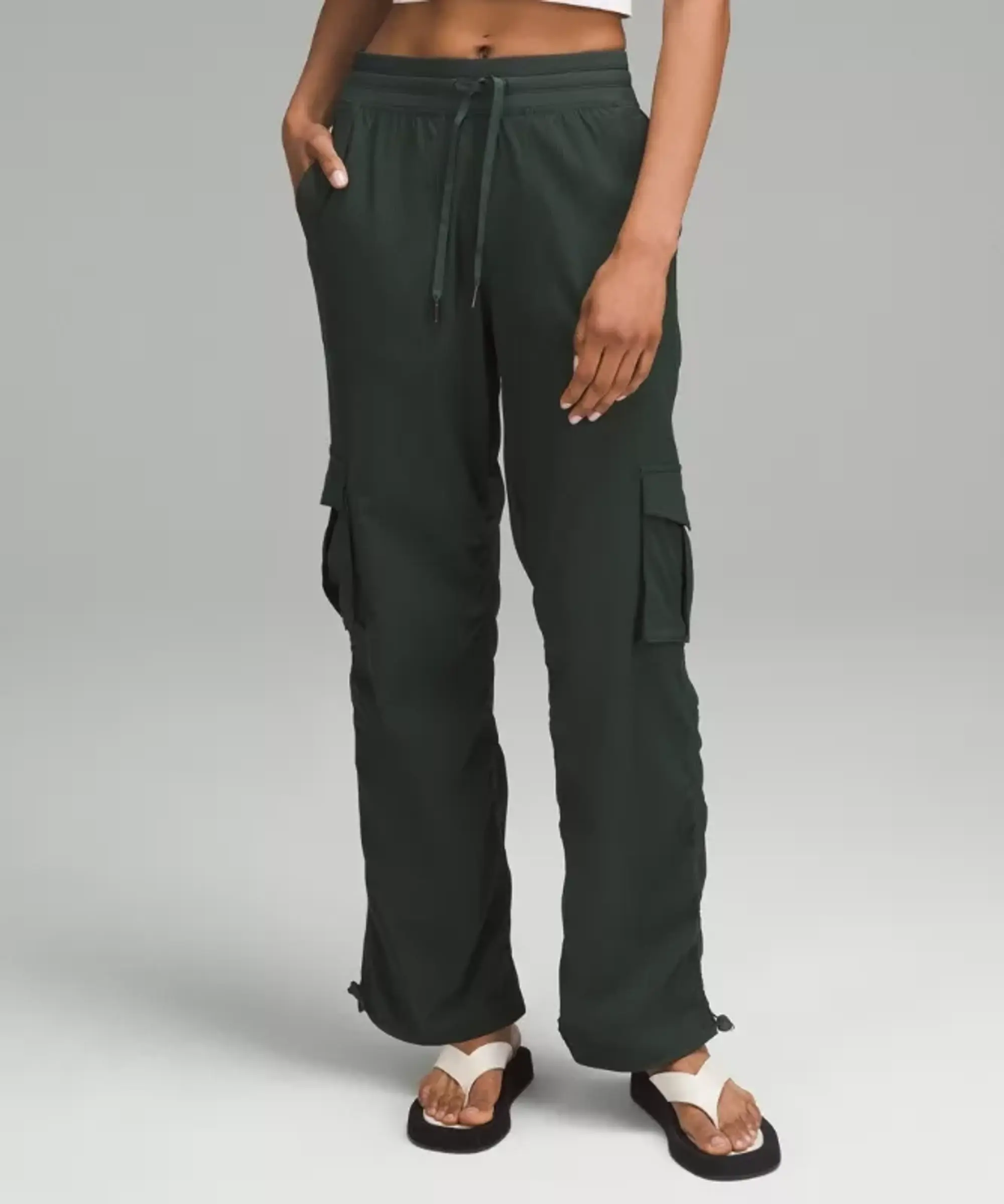 lululemon IE lululemon – Women's Dance Studio Relaxed-Fit Mid-Rise Cargo Pants – Color Green – Size 3XS