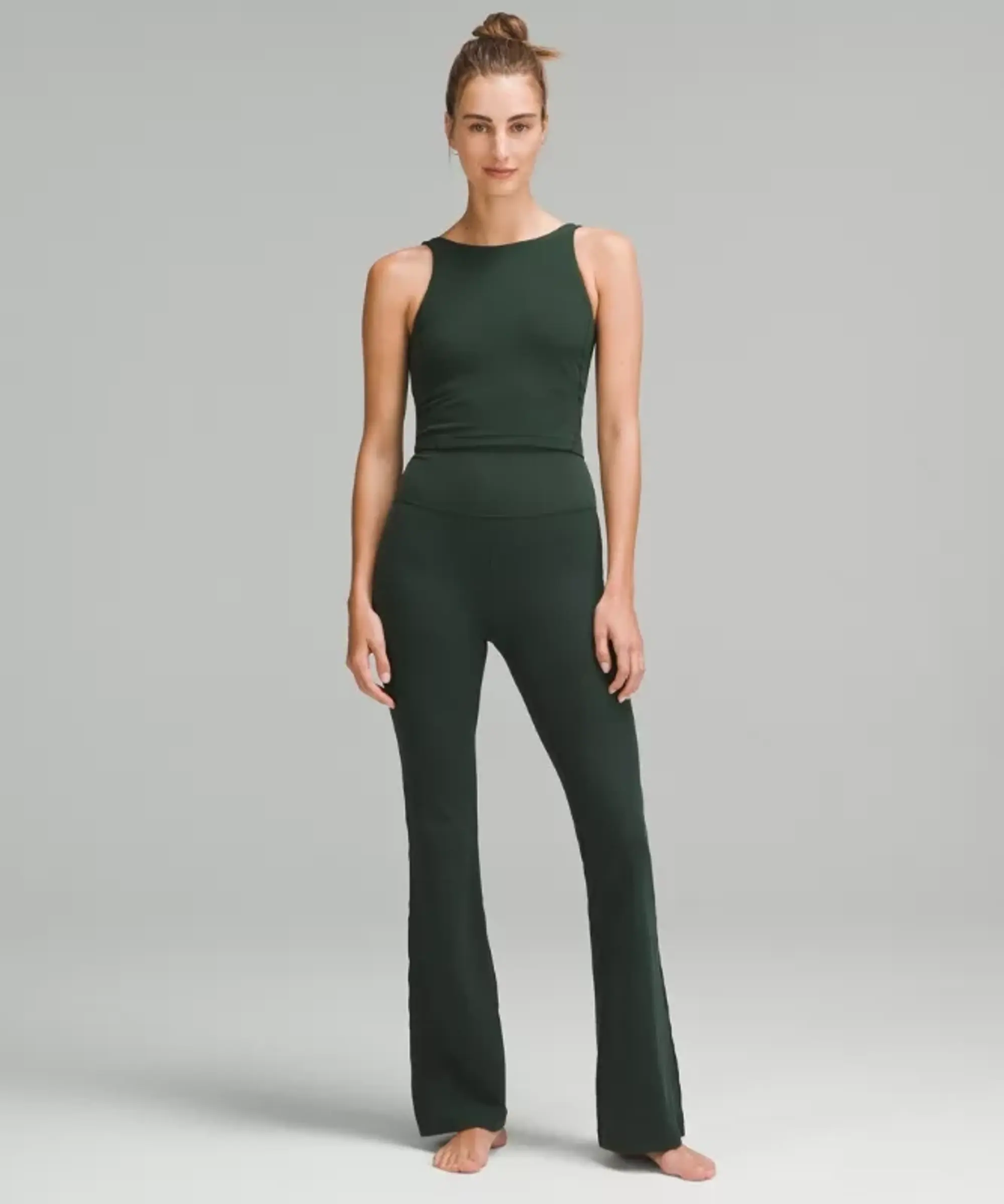 lululemon IE lululemon – Women's Groove Nulu Super-High-Rise Flared Pants Regular – Color Green – Size 8